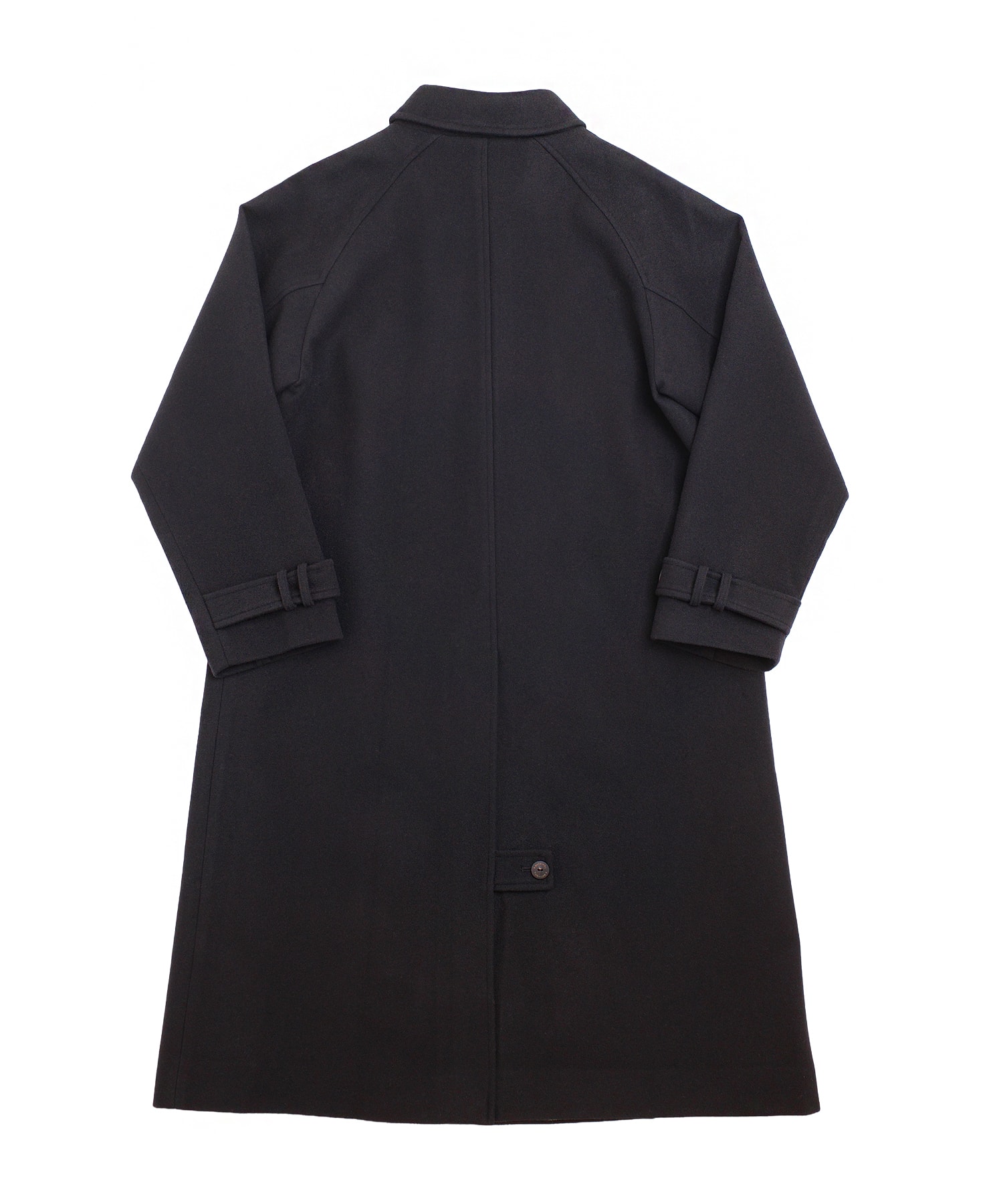 PURE-WOOL 90 BALMACAAN COAT (Black)