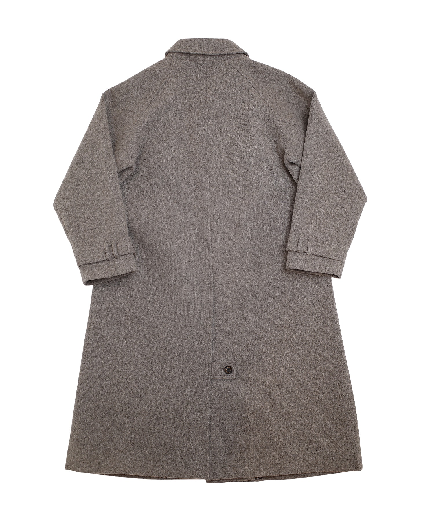 PURE-WOOL 90 BALMACAAN COAT (Khaki Beige)