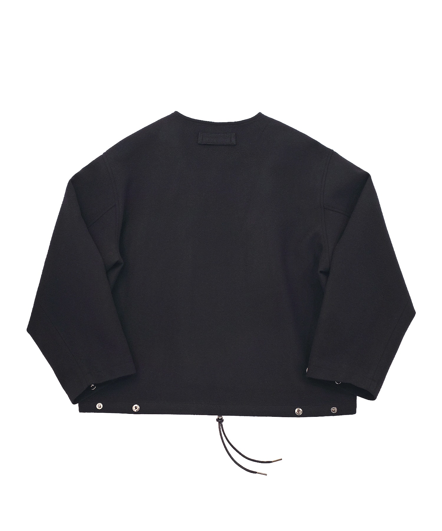 PURE-WOOL 90 Y ZIP-UP JACKET (Black)