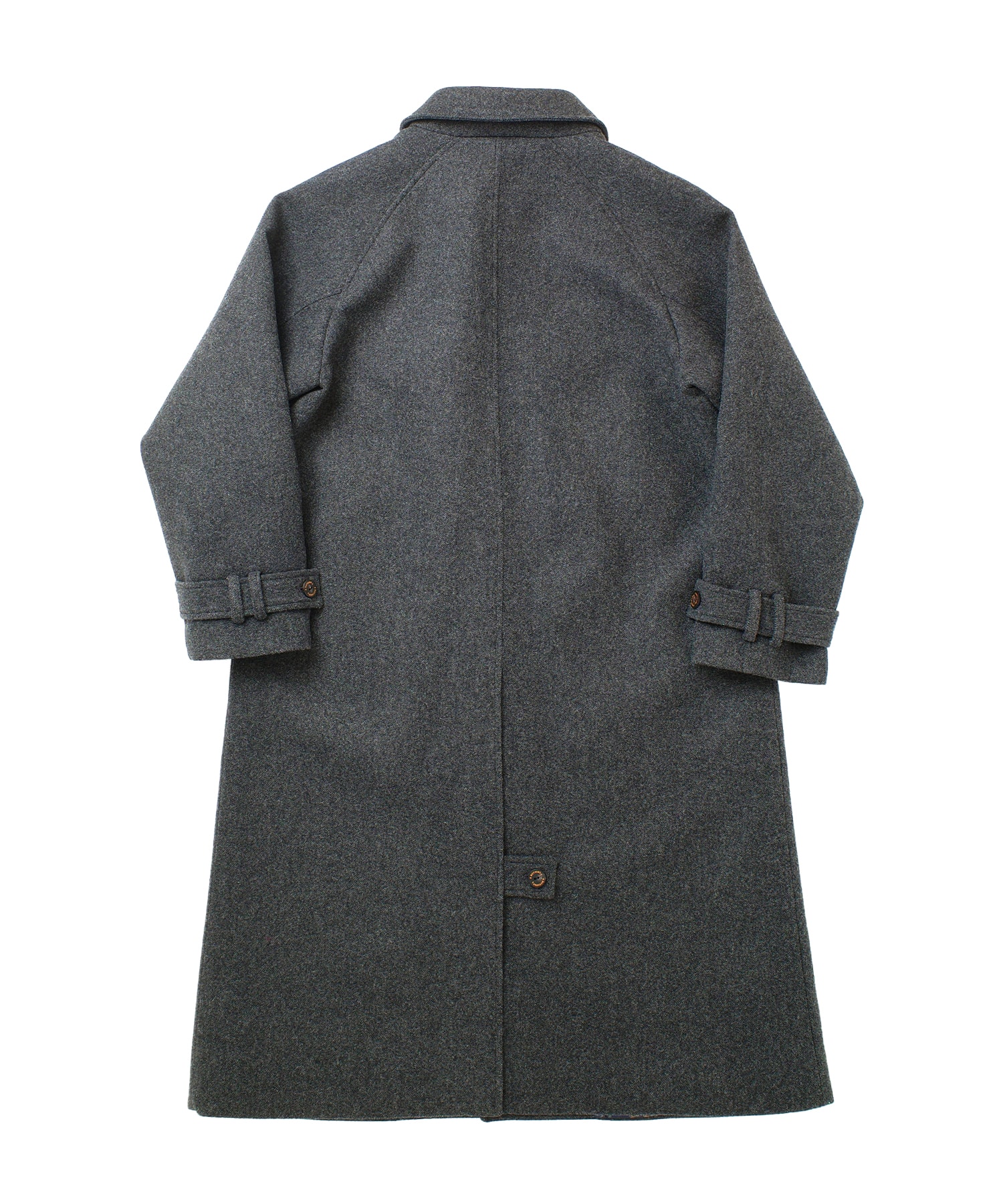PURE-WOOL 90 BALMACAAN COAT (Charcoal)