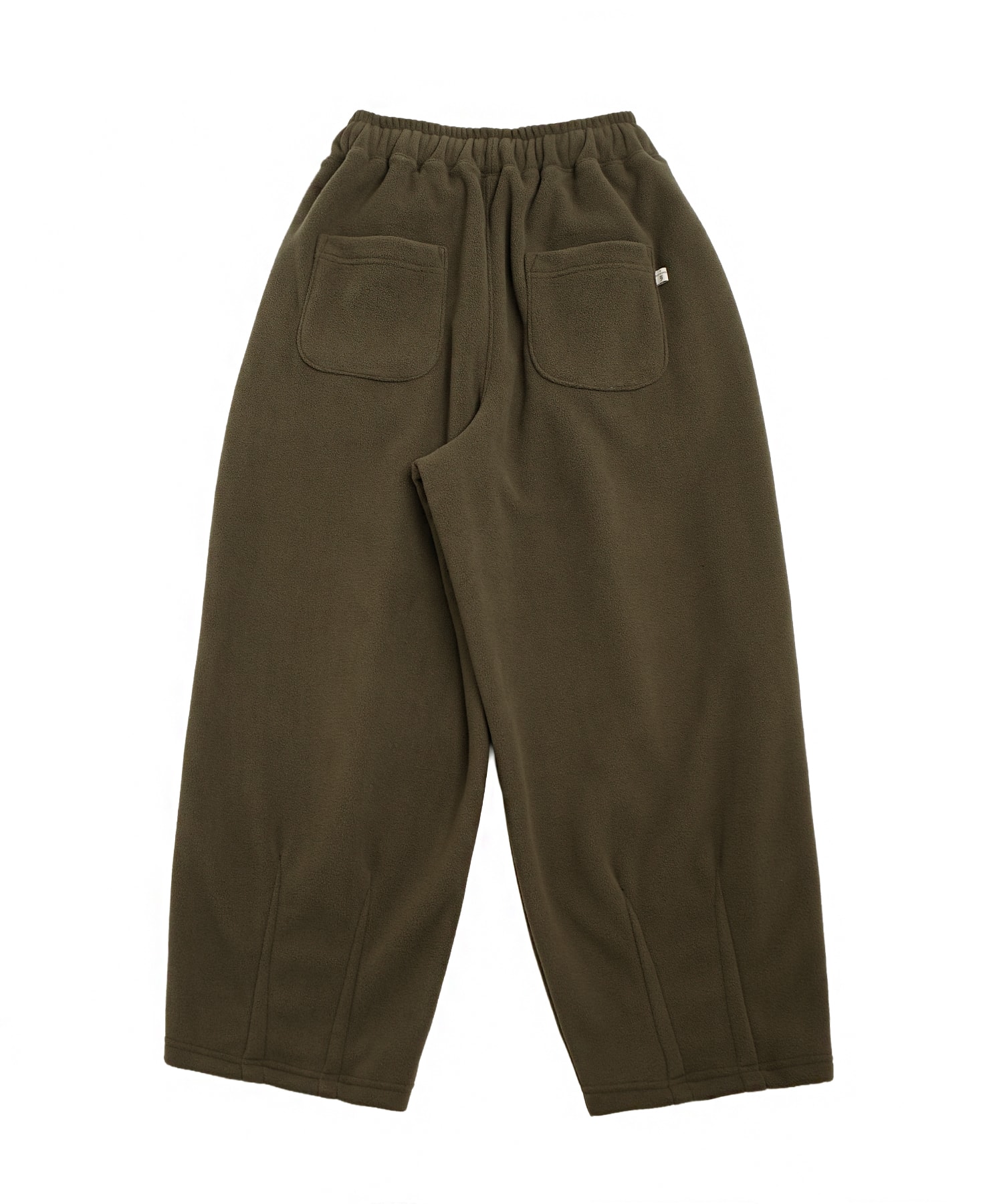 2-LAYER MICRO FLEECE SWEAT PANTS (Khaki)