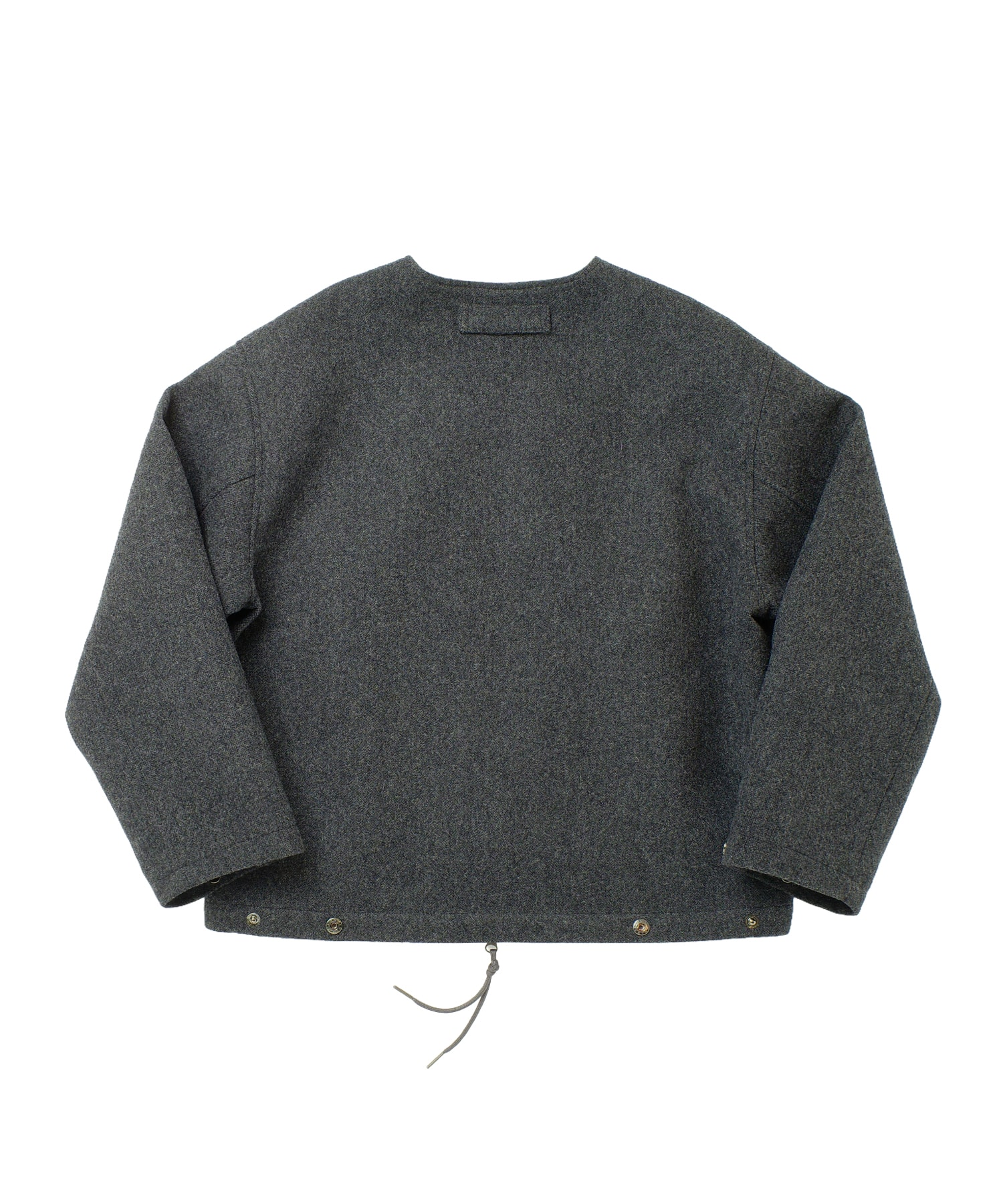 PURE-WOOL 90 Y ZIP-UP JACKET (Charcoal)