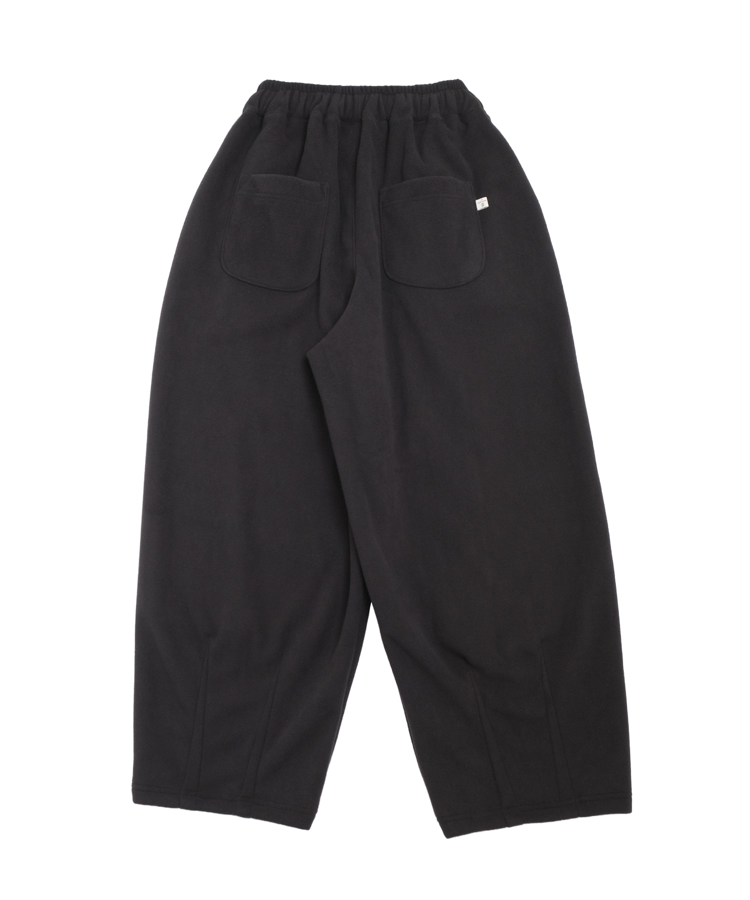 2-LAYER MICRO FLEECE SWEAT PANTS (Black)