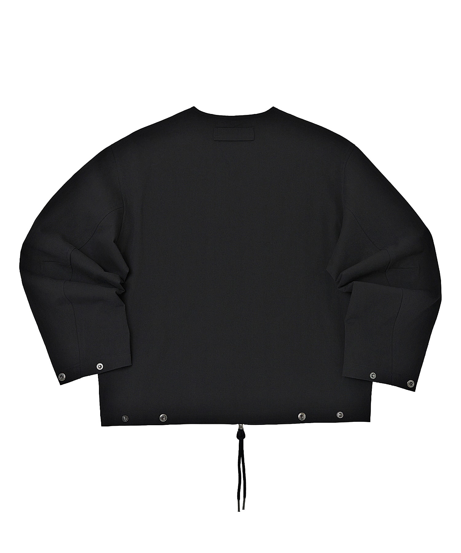 EARTH COTTON Y ZIP-UP JACKET (Black)