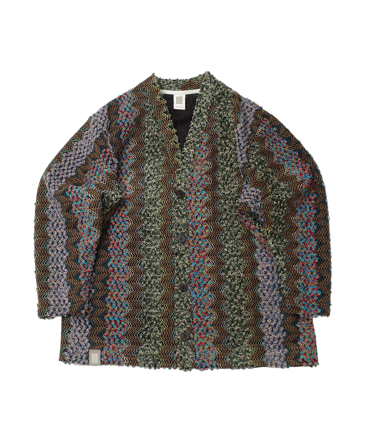 BOUCLE BOHEMIAN HERITAGE CARDIGAN (Black)