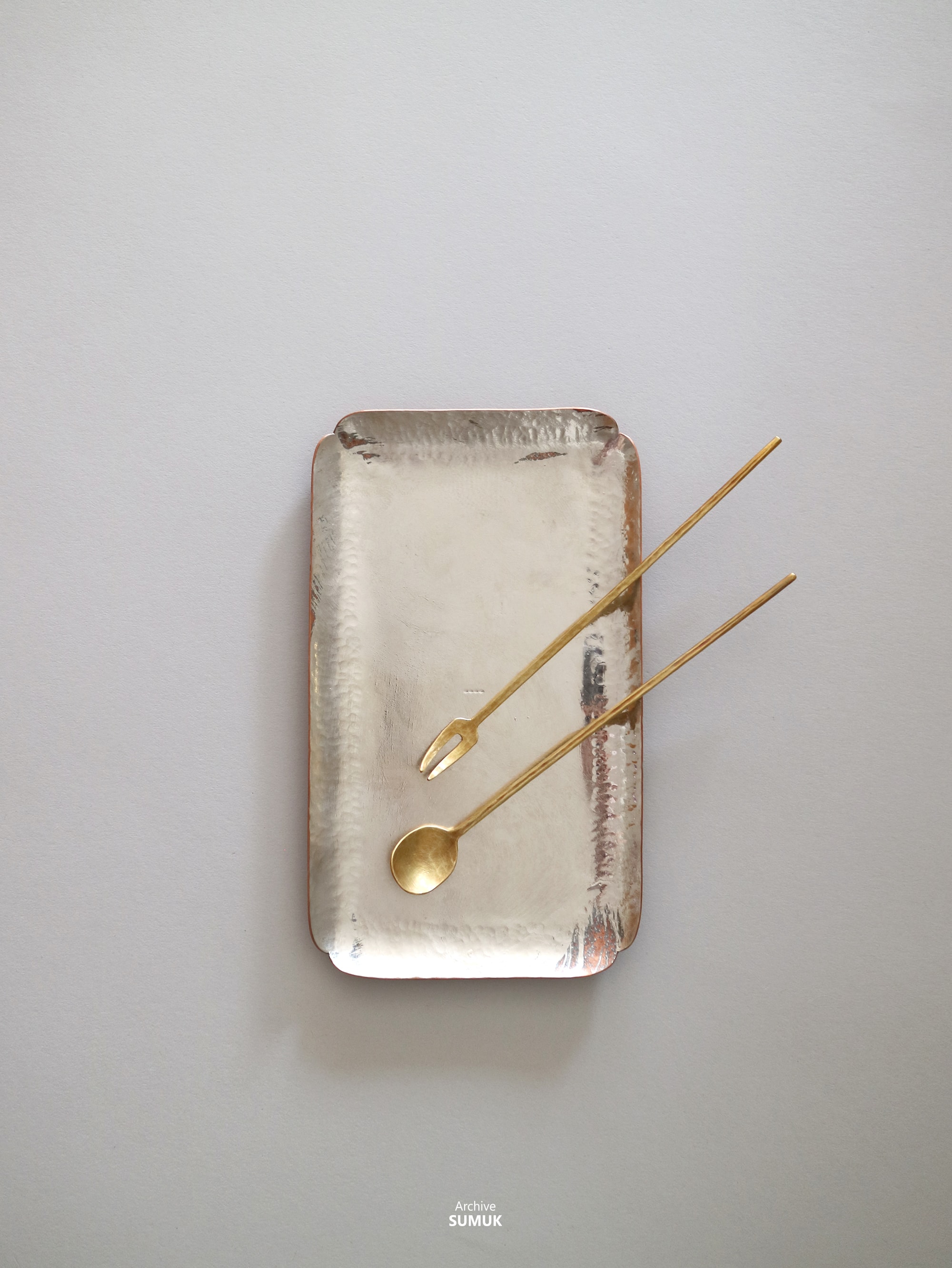Archive_03 / 단온 긴 사각 받침 (구리, Copper)