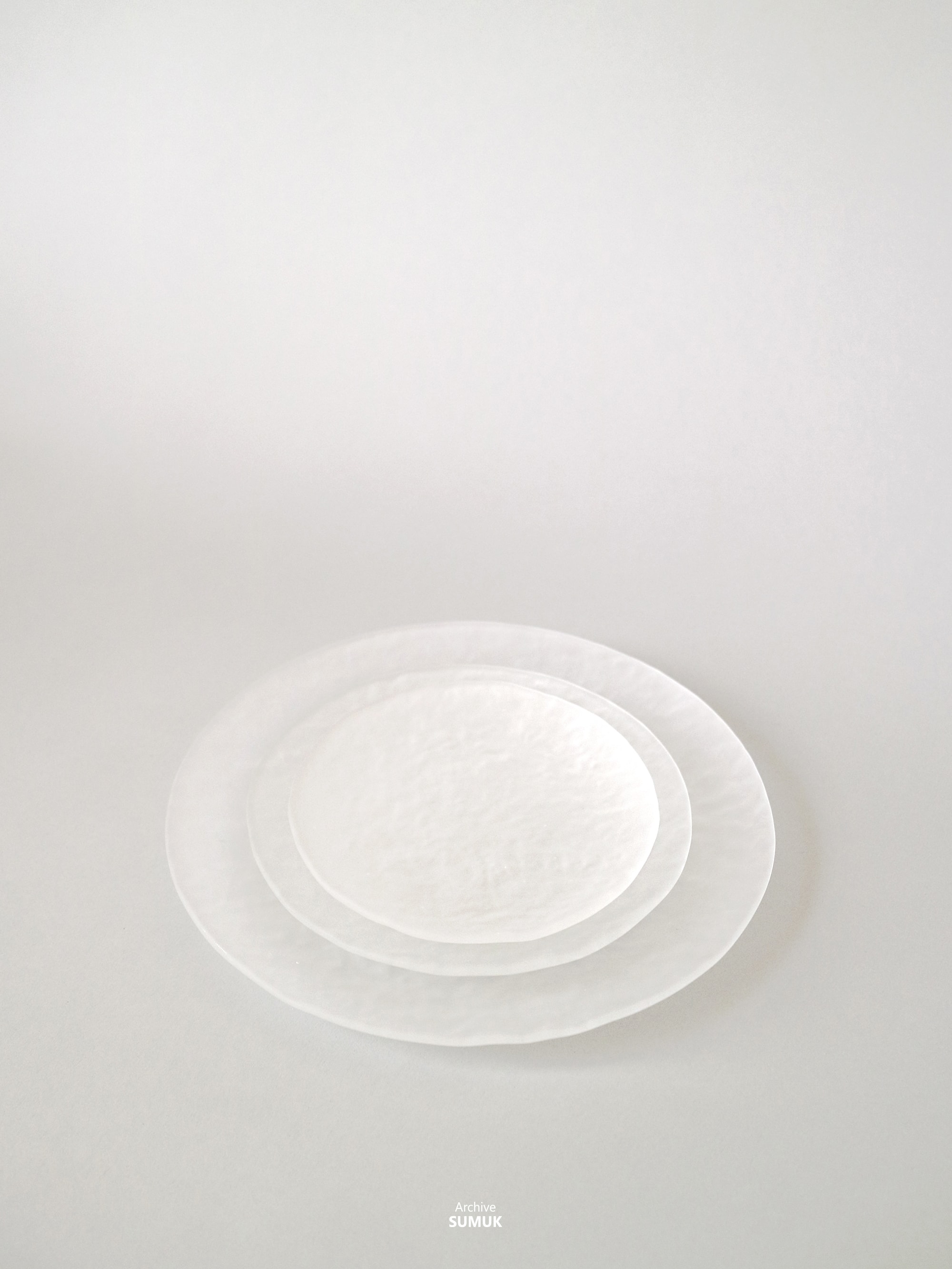Archive_07 / 페이퍼 클레이 플레이트 (Paper clay plate) (s.m.l 사이즈)