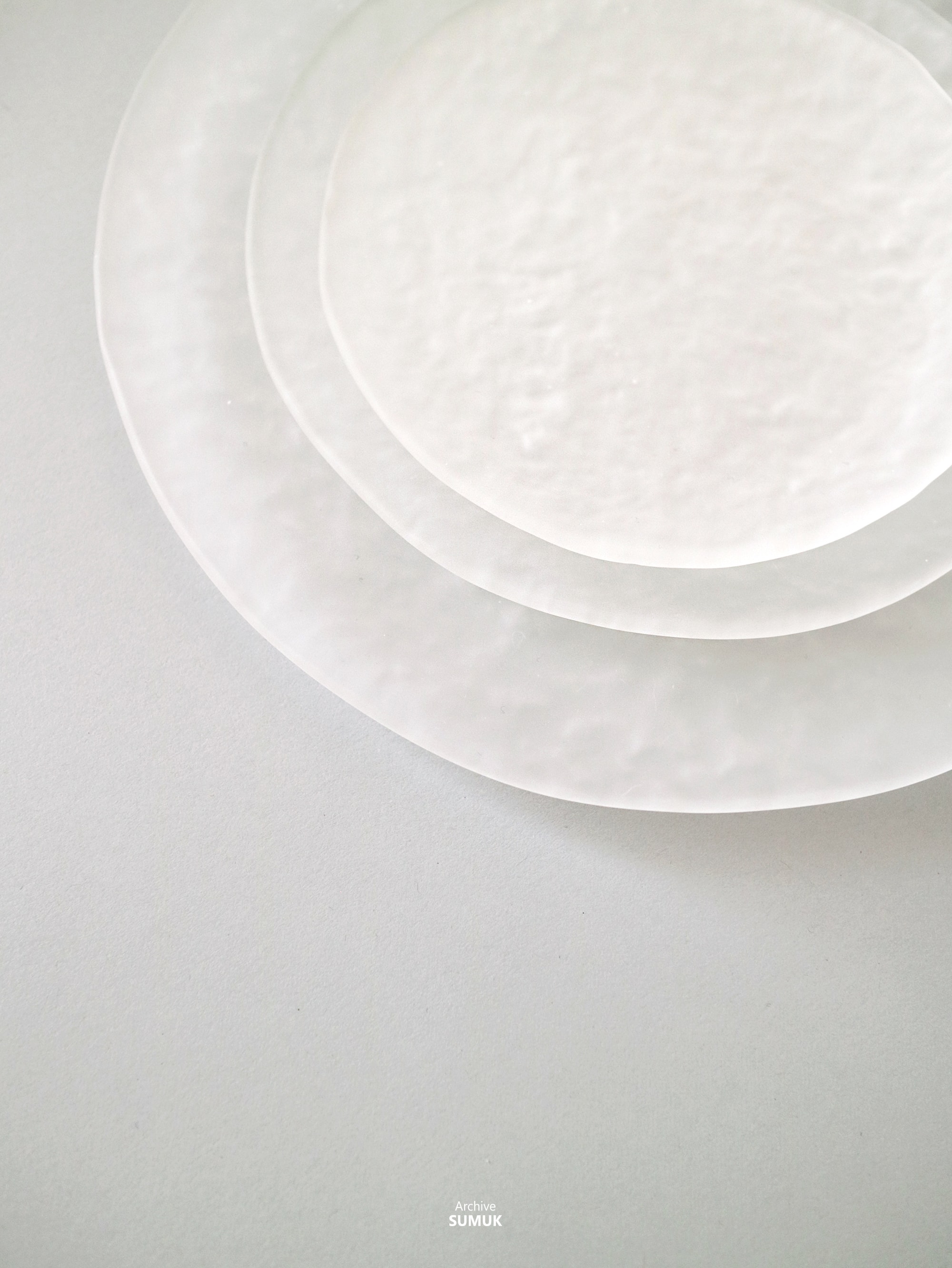 Archive_07 / 페이퍼 클레이 플레이트 (Paper clay plate) (s.m.l 사이즈)
