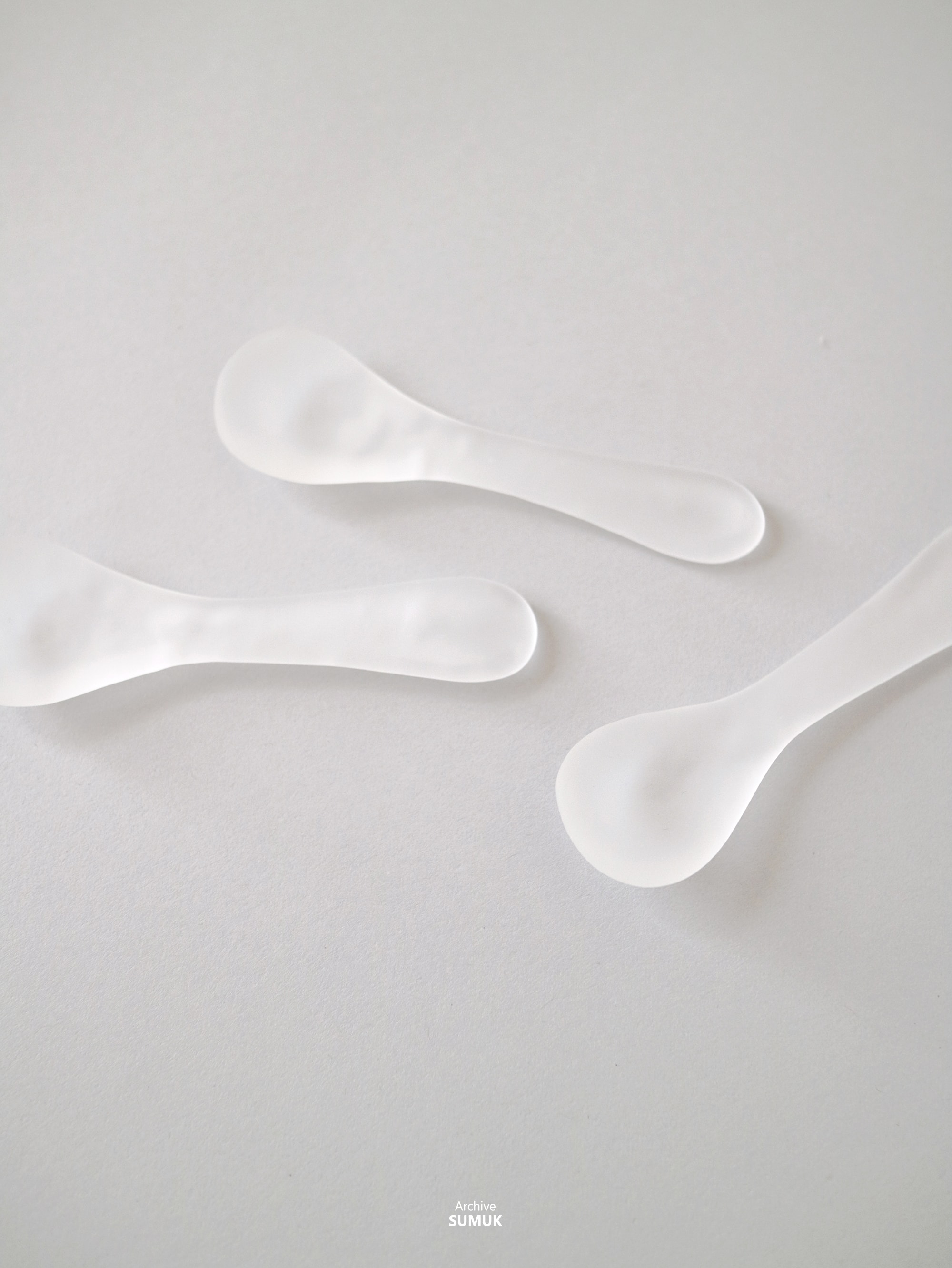 Archive_07 / 요거트 스푼 (Paper clay yogurt spoon)