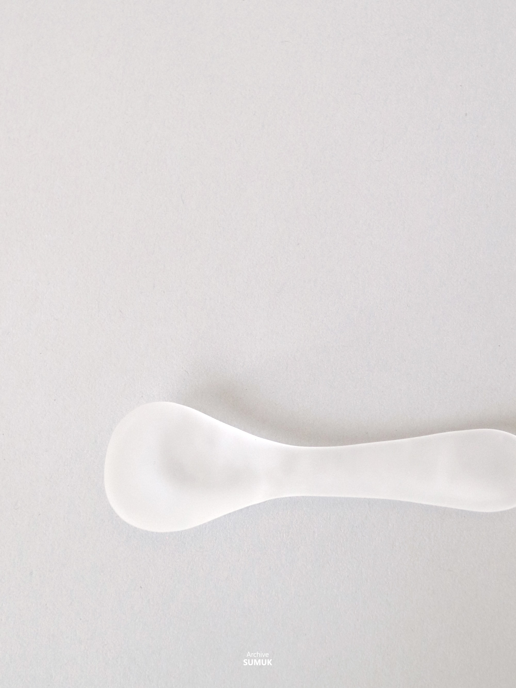 Archive_07 / 요거트 스푼 (Paper clay yogurt spoon)