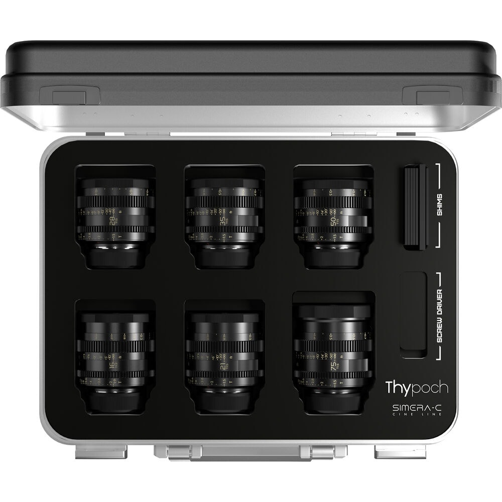 타이포크 시메라 THYPOCH Simera-C T1.5 Cine  6 Lens KIT (M) (16/21/28/35/50/75) 16mm(T1.9)