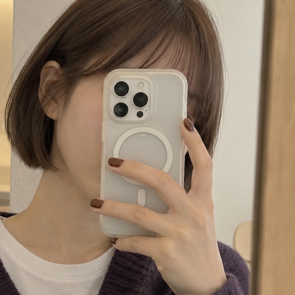 아미스 포그 새틴 젤리 / 맥세이프 반투명 폰케이스