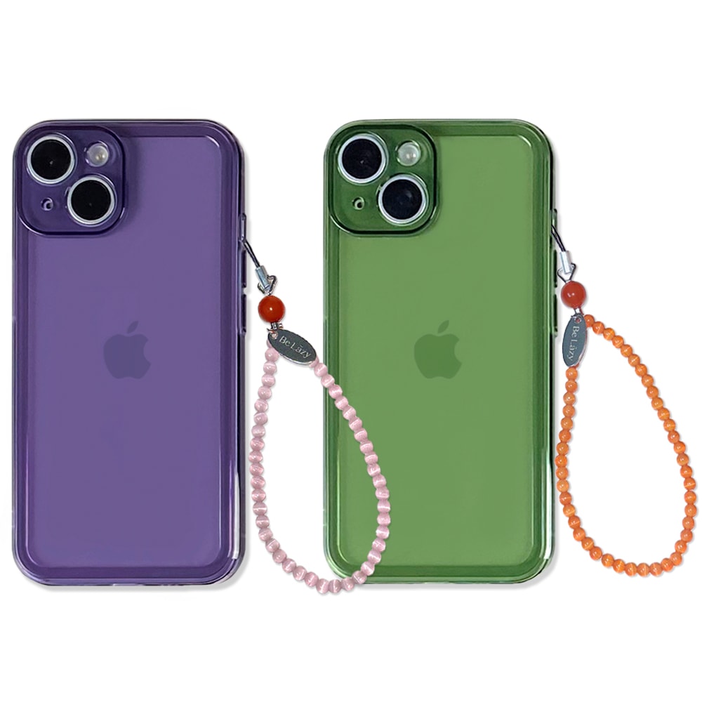 [Set] iPhone Jelly case + 젬 스트랩