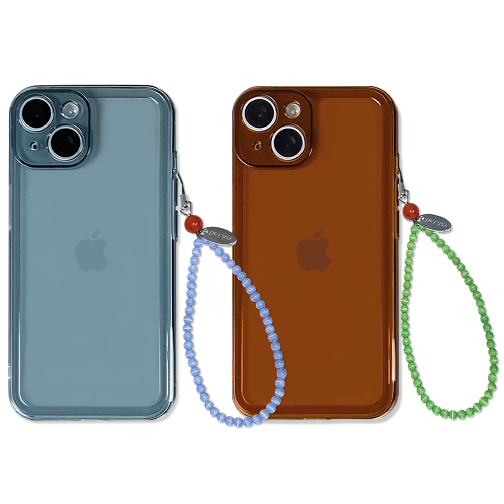 [Set] iPhone Jelly case + 젬 스트랩