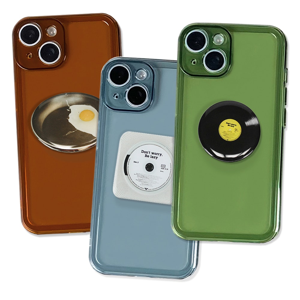 [Set] iPhone Jelly case + 오브제톡