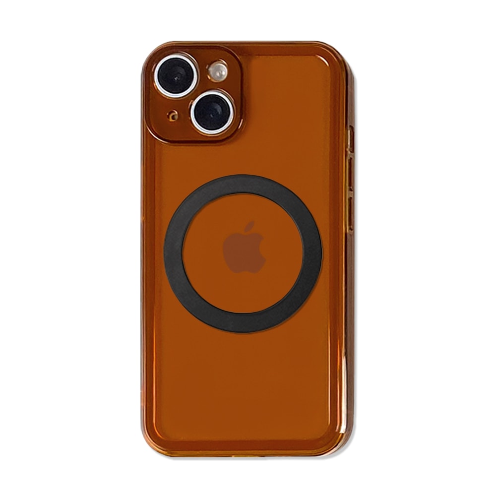 i phone jelly case (Brown)