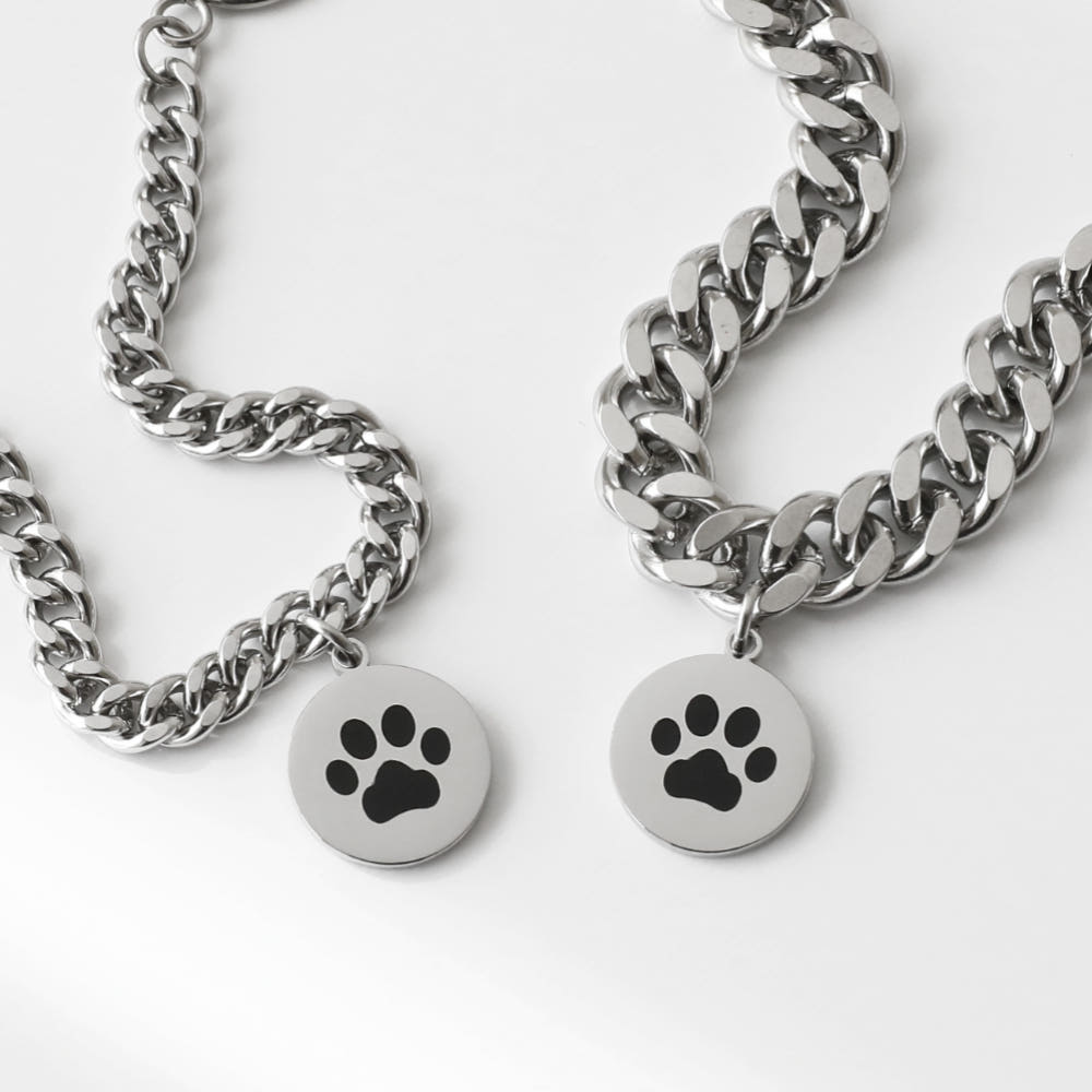 유기동물 기부 발바닥 코인 팔찌