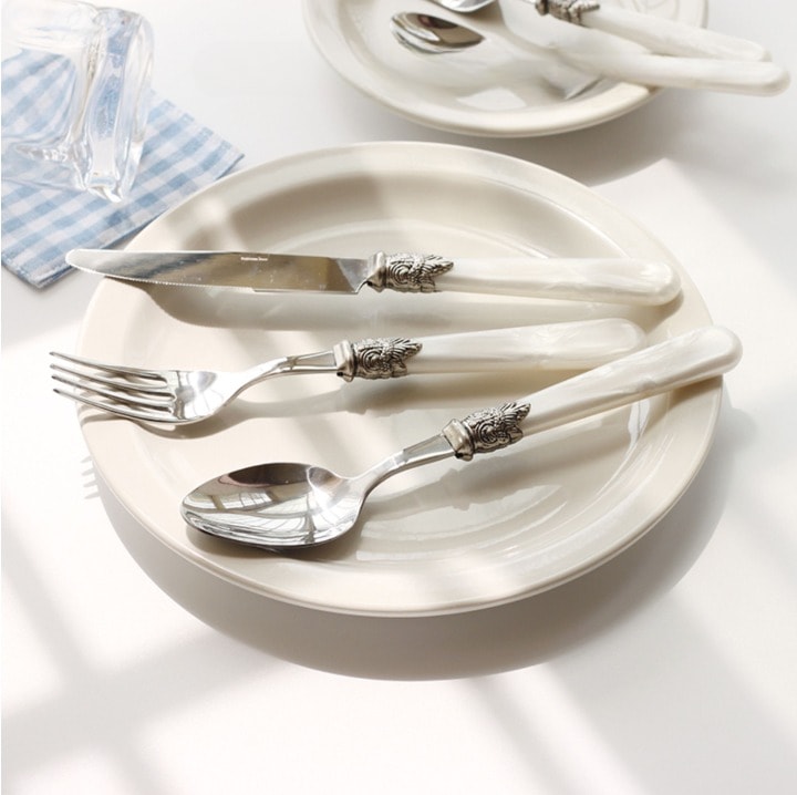 304 스테인리스 빈티지 커트러리 세트