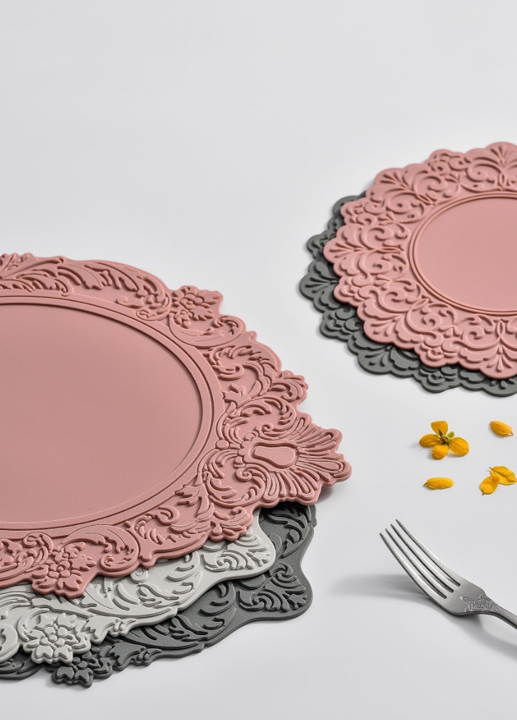 앤틱 실리콘 테이블 매트