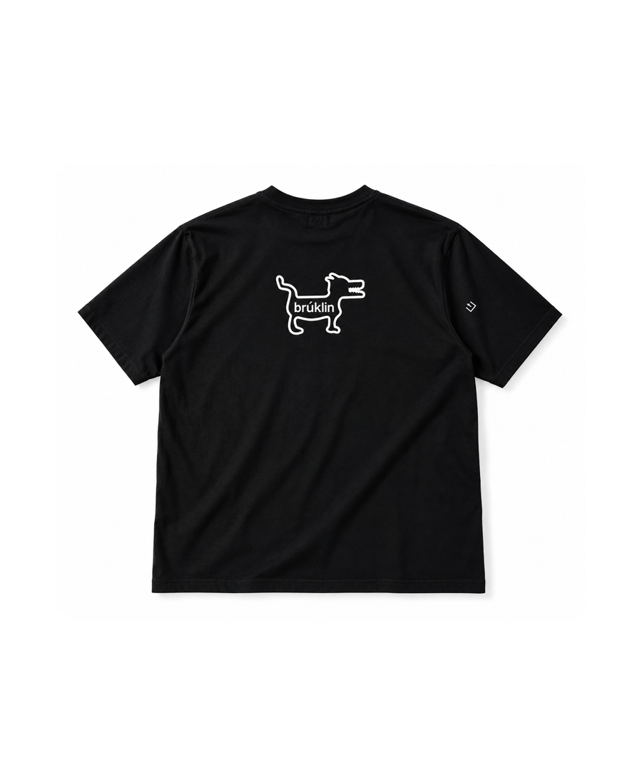 BB PDOG TEE BK