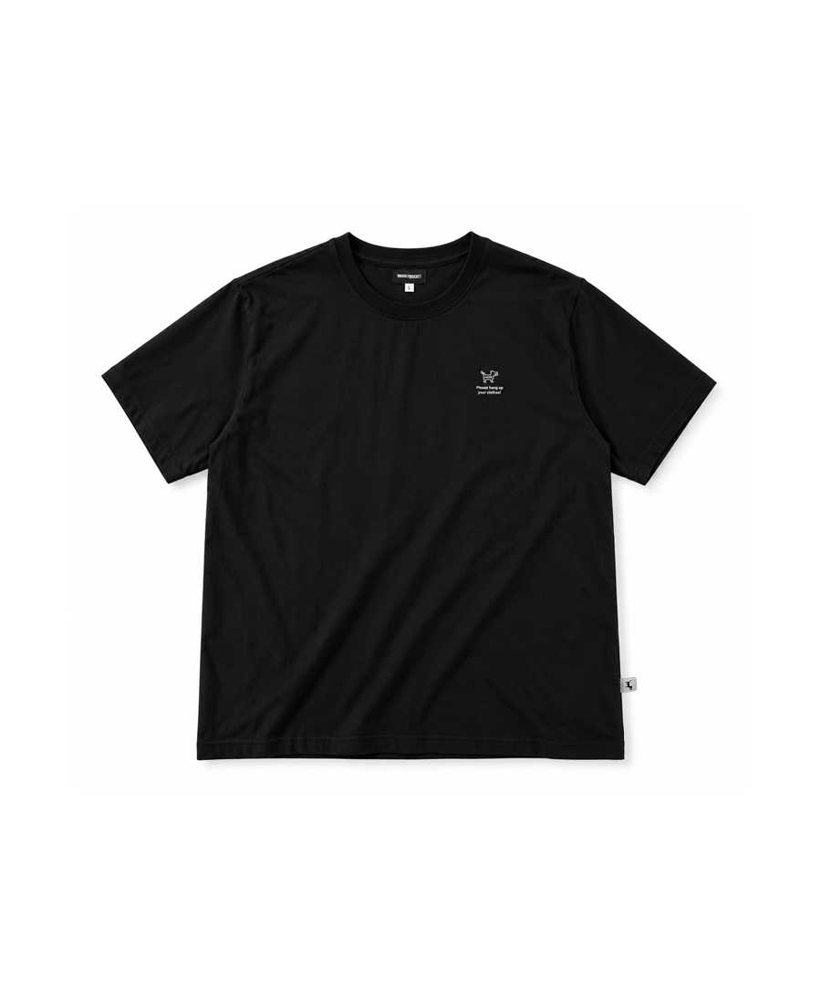 BB PDOG TEE BK