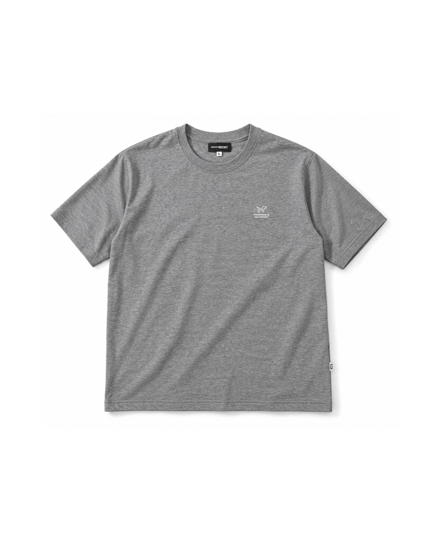BB PDOG TEE GREY