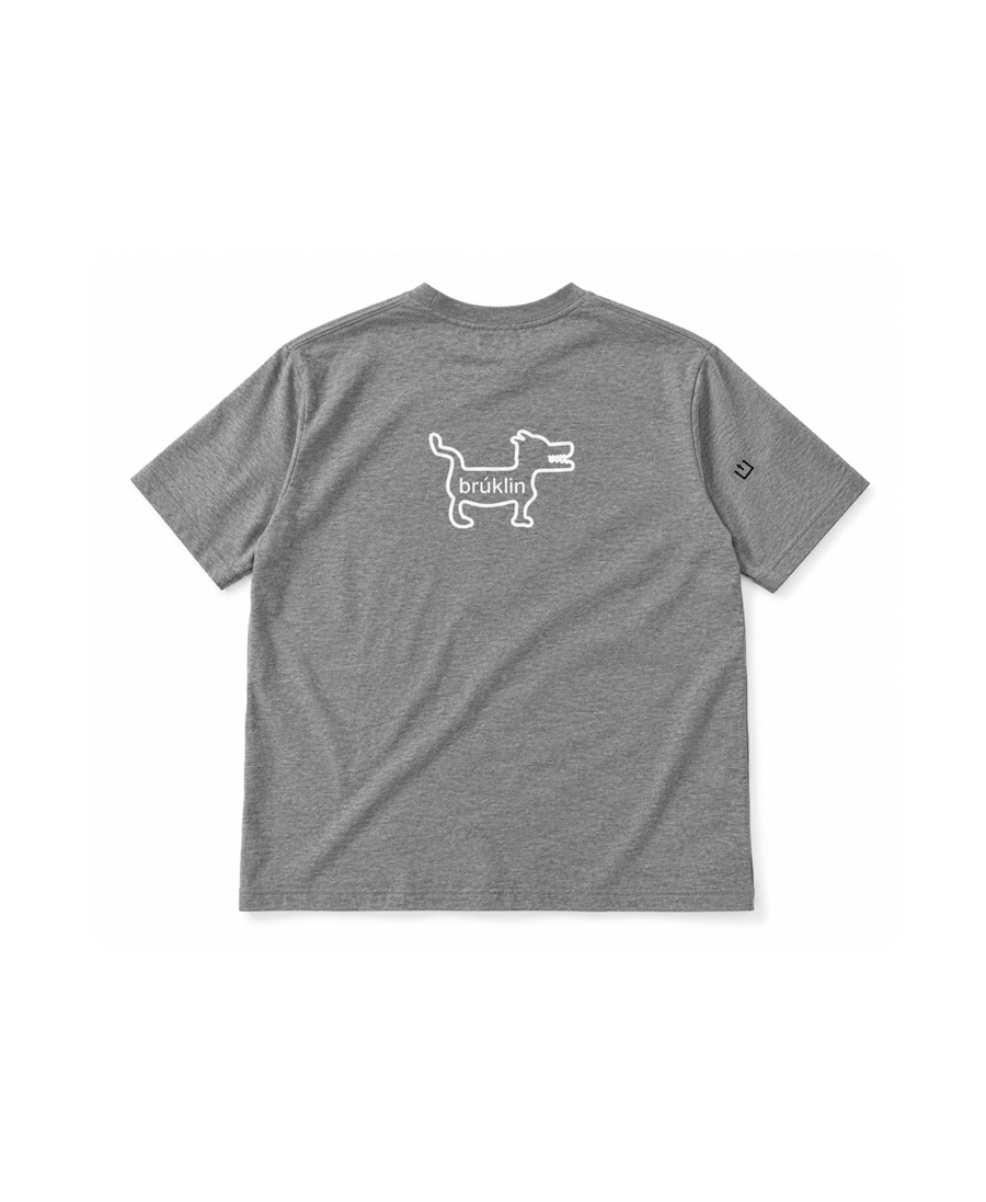 BB PDOG TEE GREY