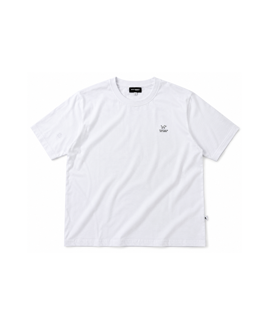 BB PDOG TEE WHITE