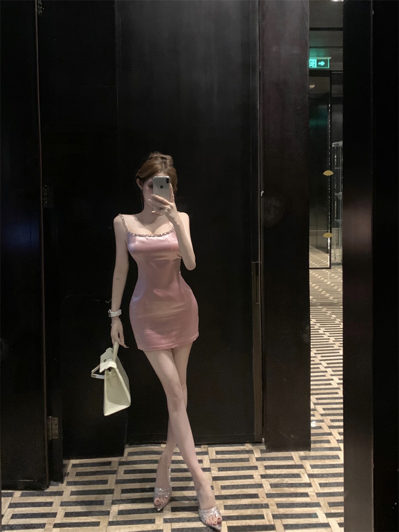 [High Quality] 로에르 큐빅라인 글램핏 새틴