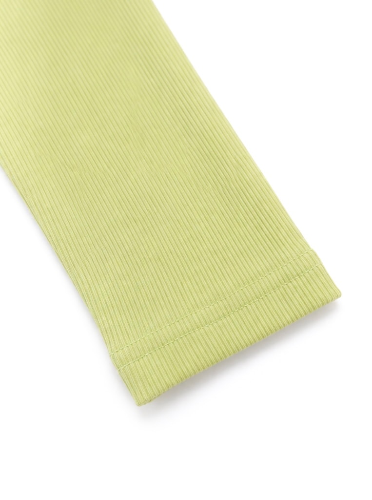 Ribbed High-Neck_Pistachio