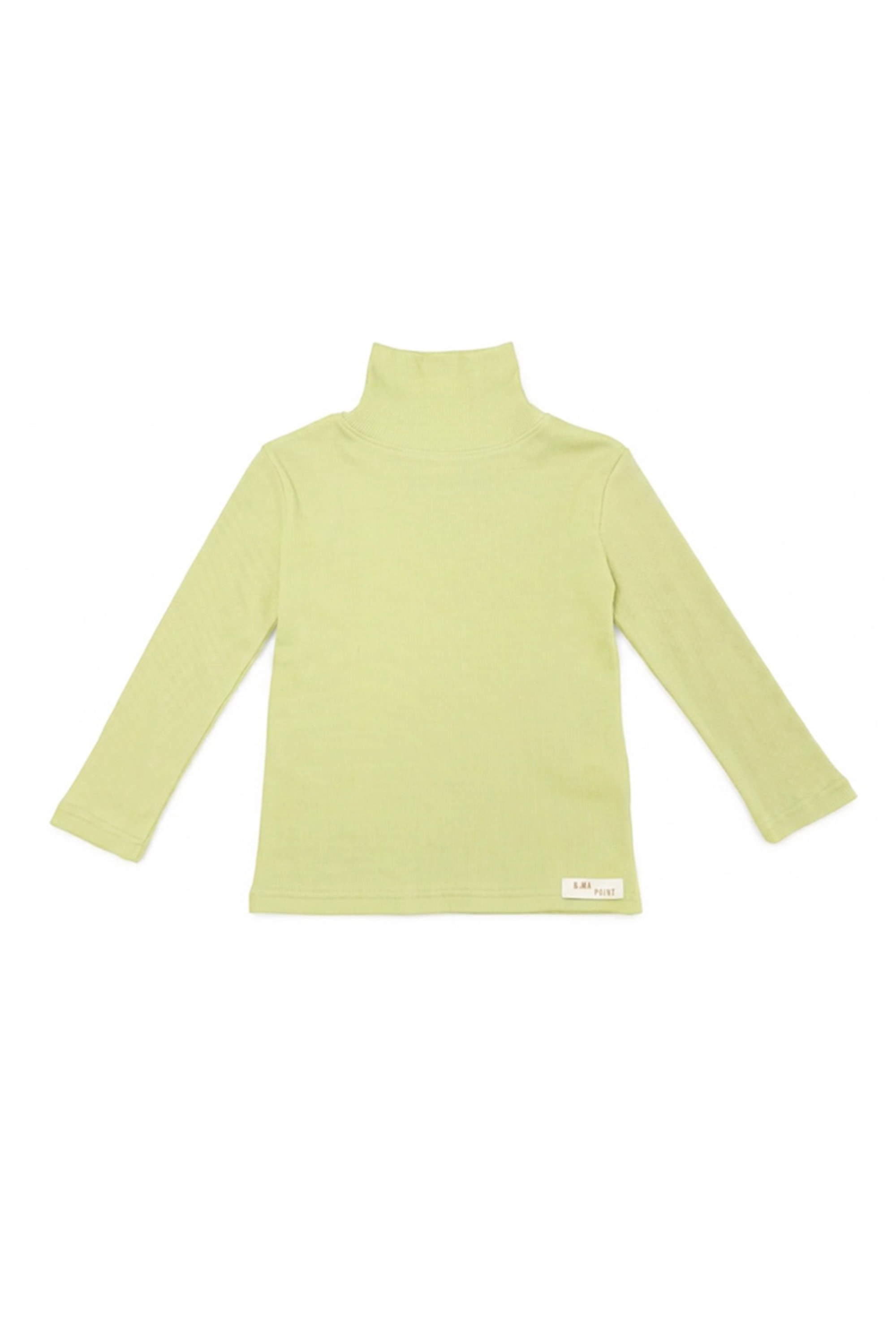 Ribbed High-Neck_Pistachio