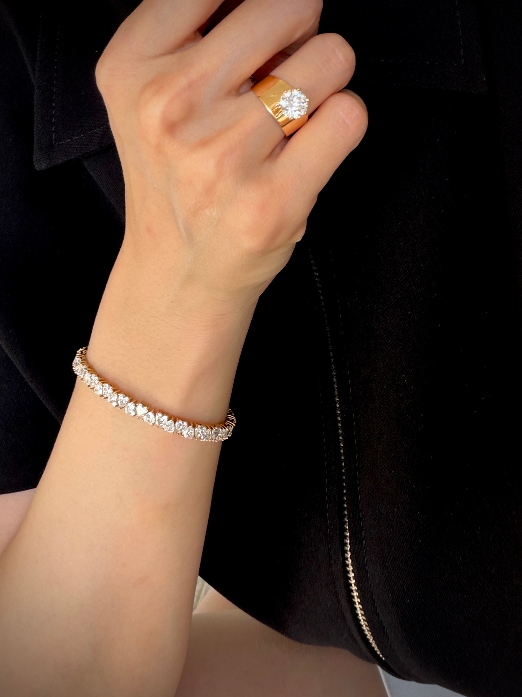 HEART REGALIA BRACELET — 10.30CT