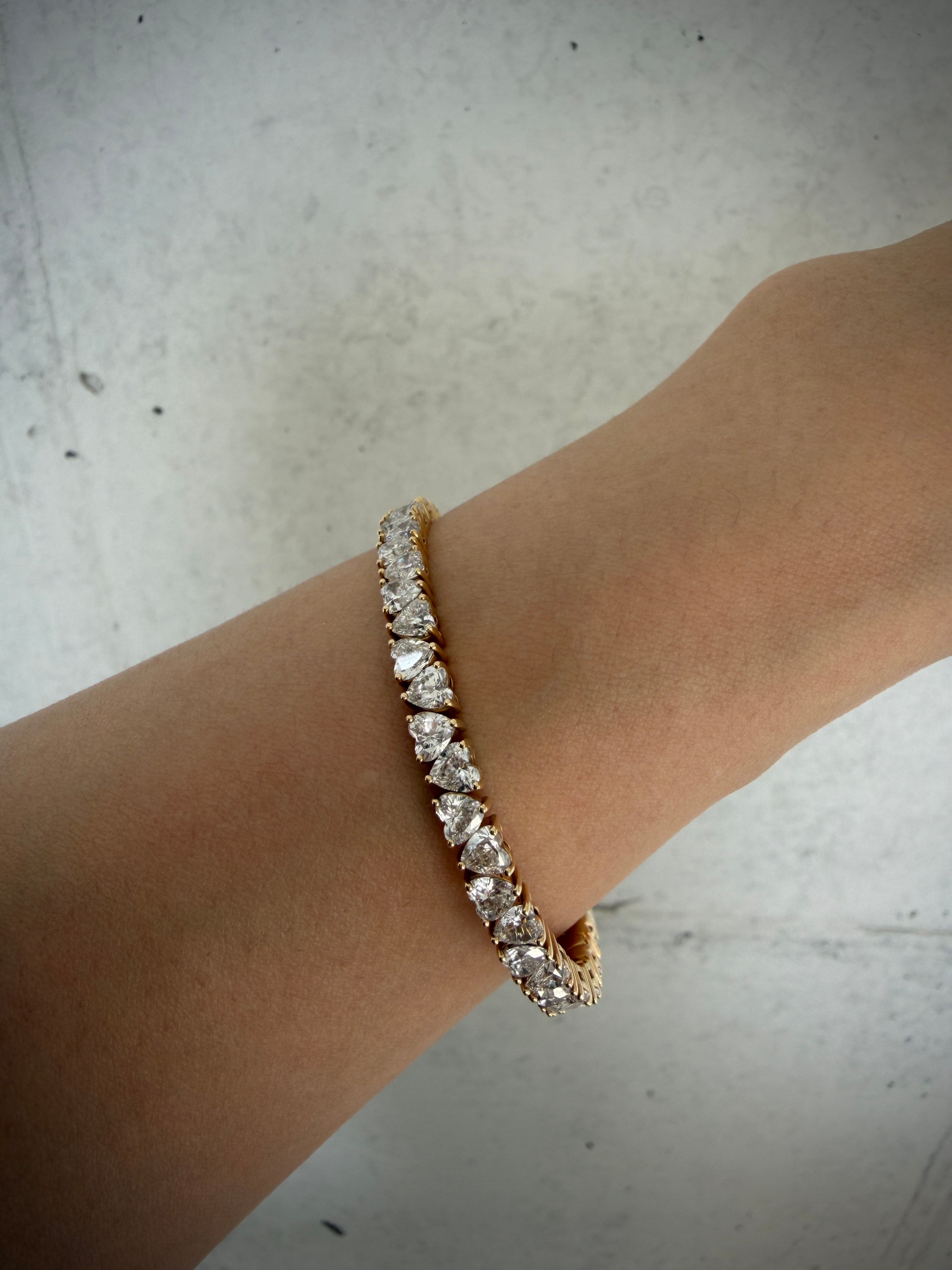 HEART REGALIA BRACELET — 10.30CT