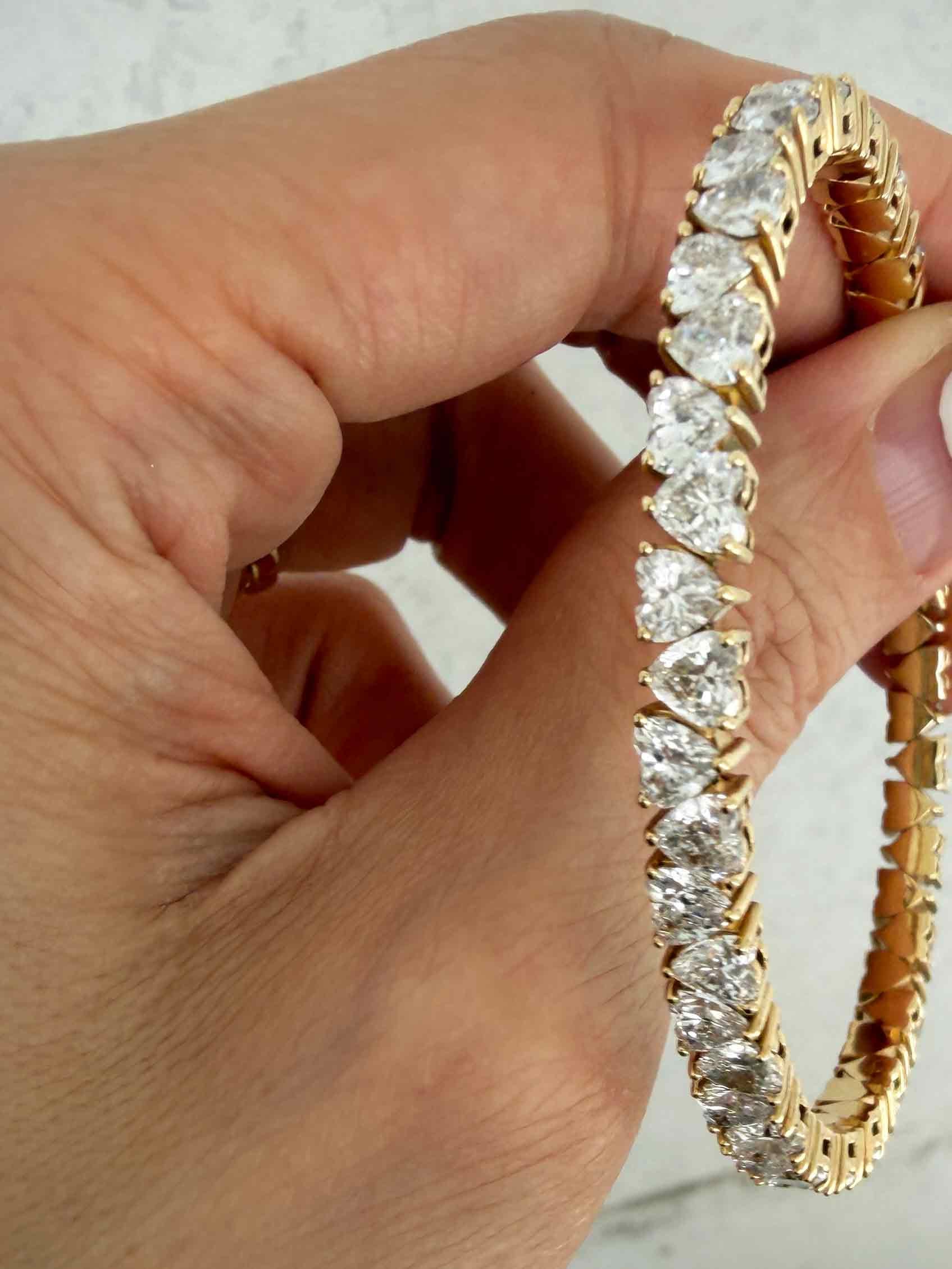HEART REGALIA BRACELET — 10.30CT