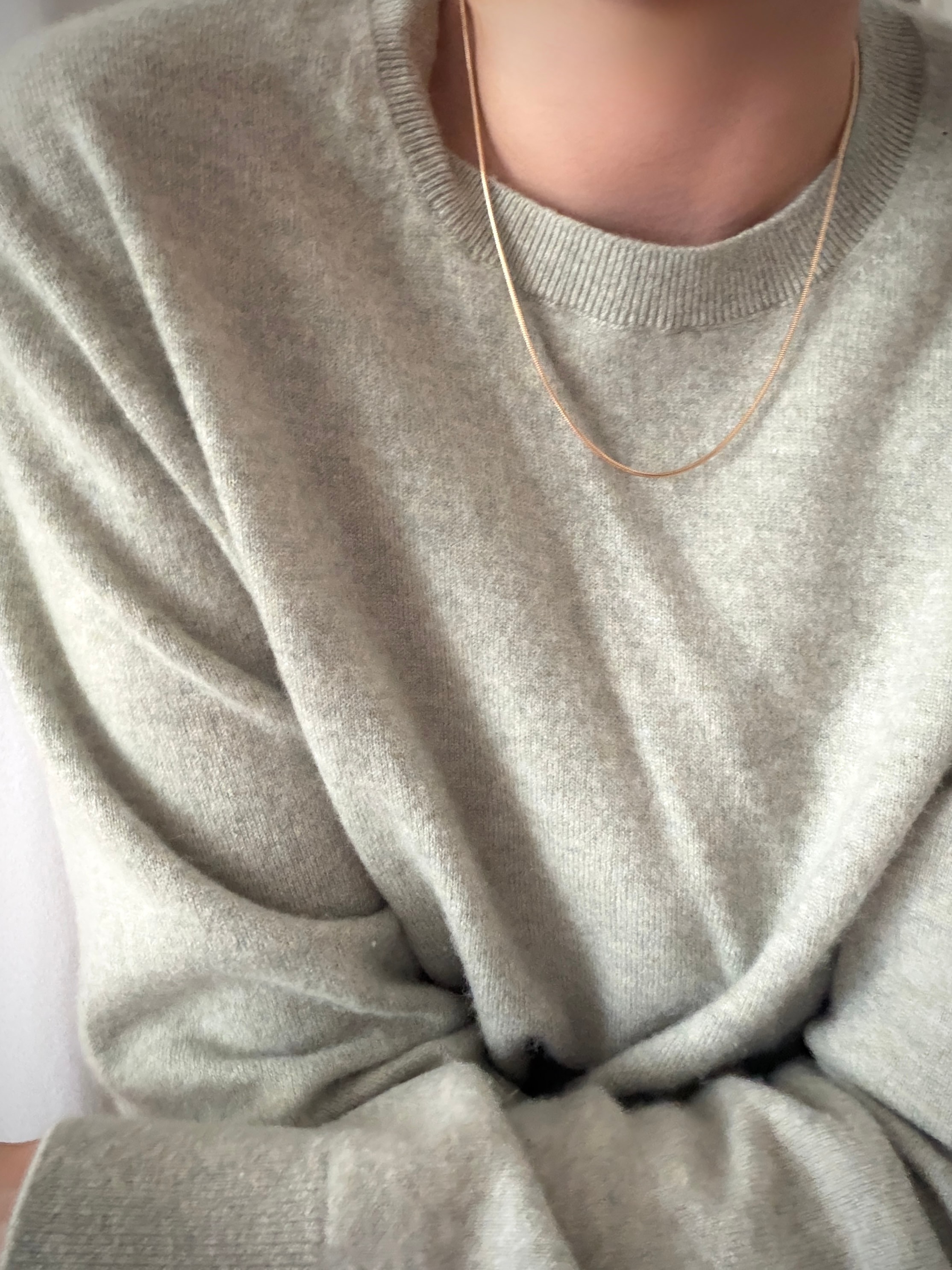 ITALIAN SILK SNAKE CHAIN
