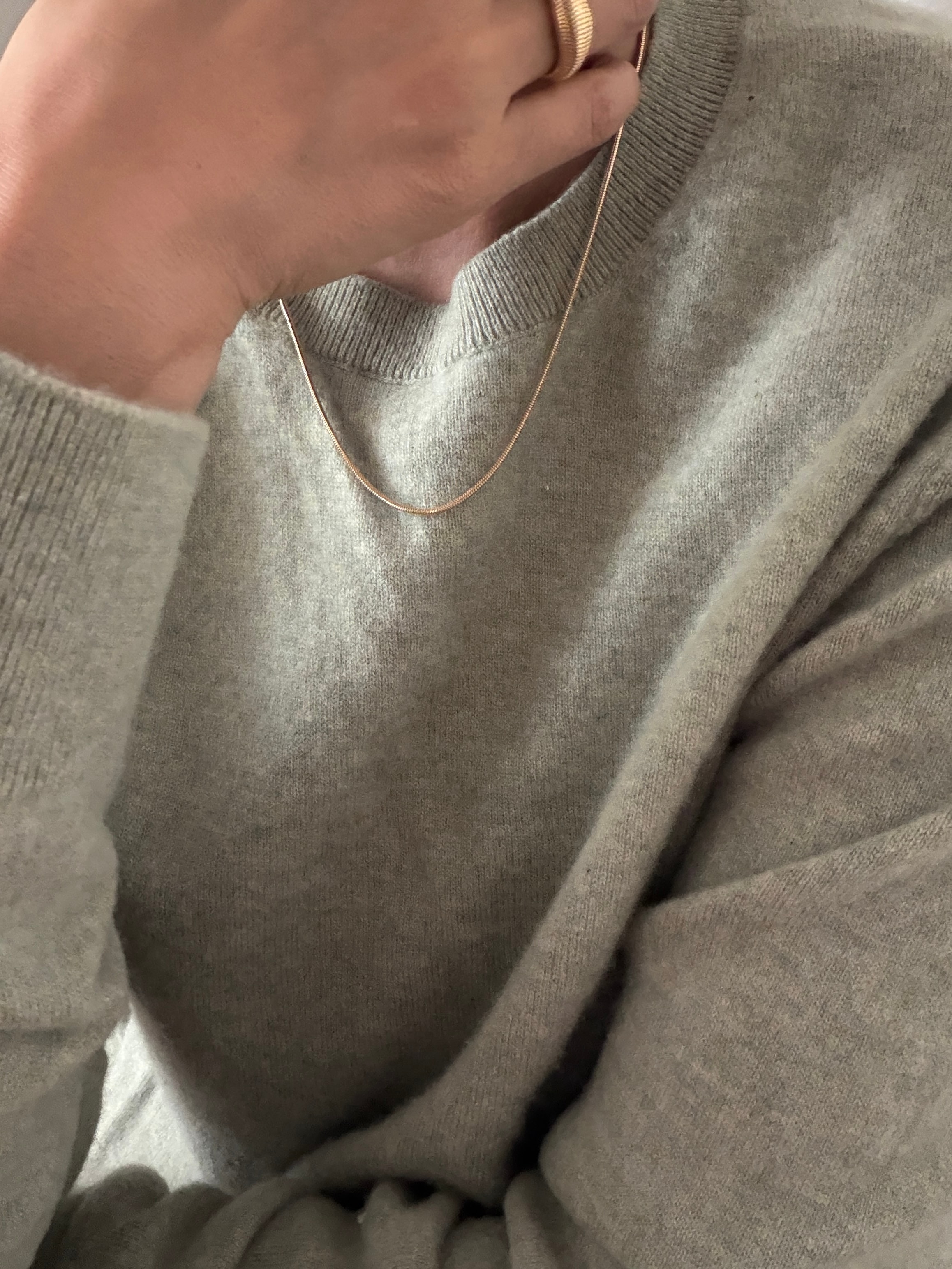 ITALIAN SILK SNAKE CHAIN