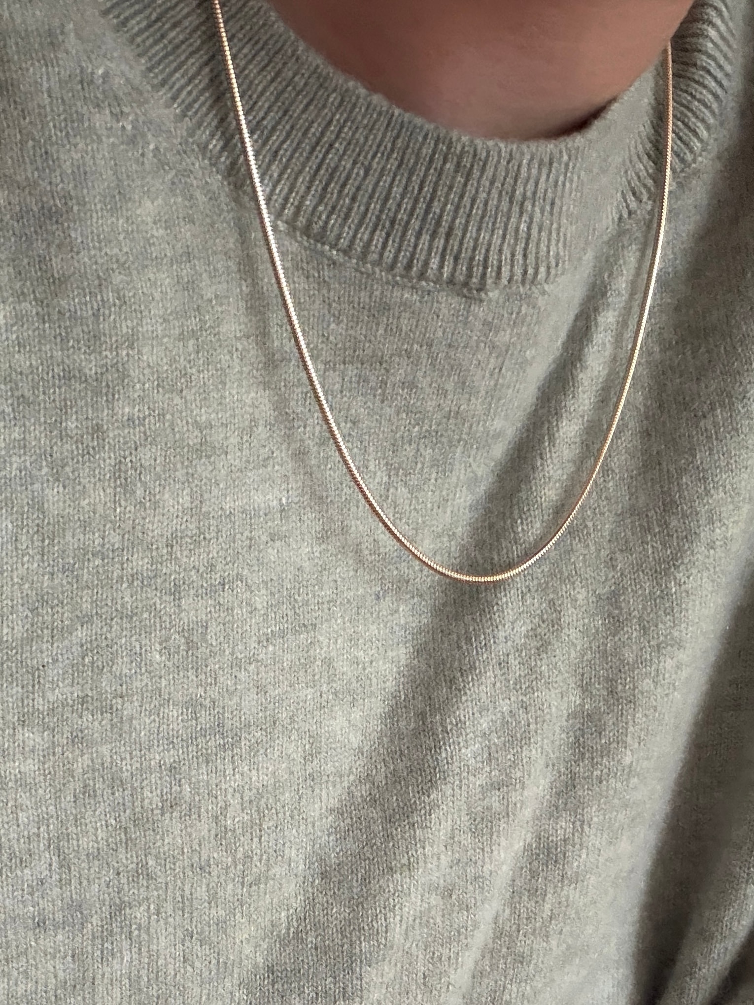 ITALIAN SILK SNAKE CHAIN