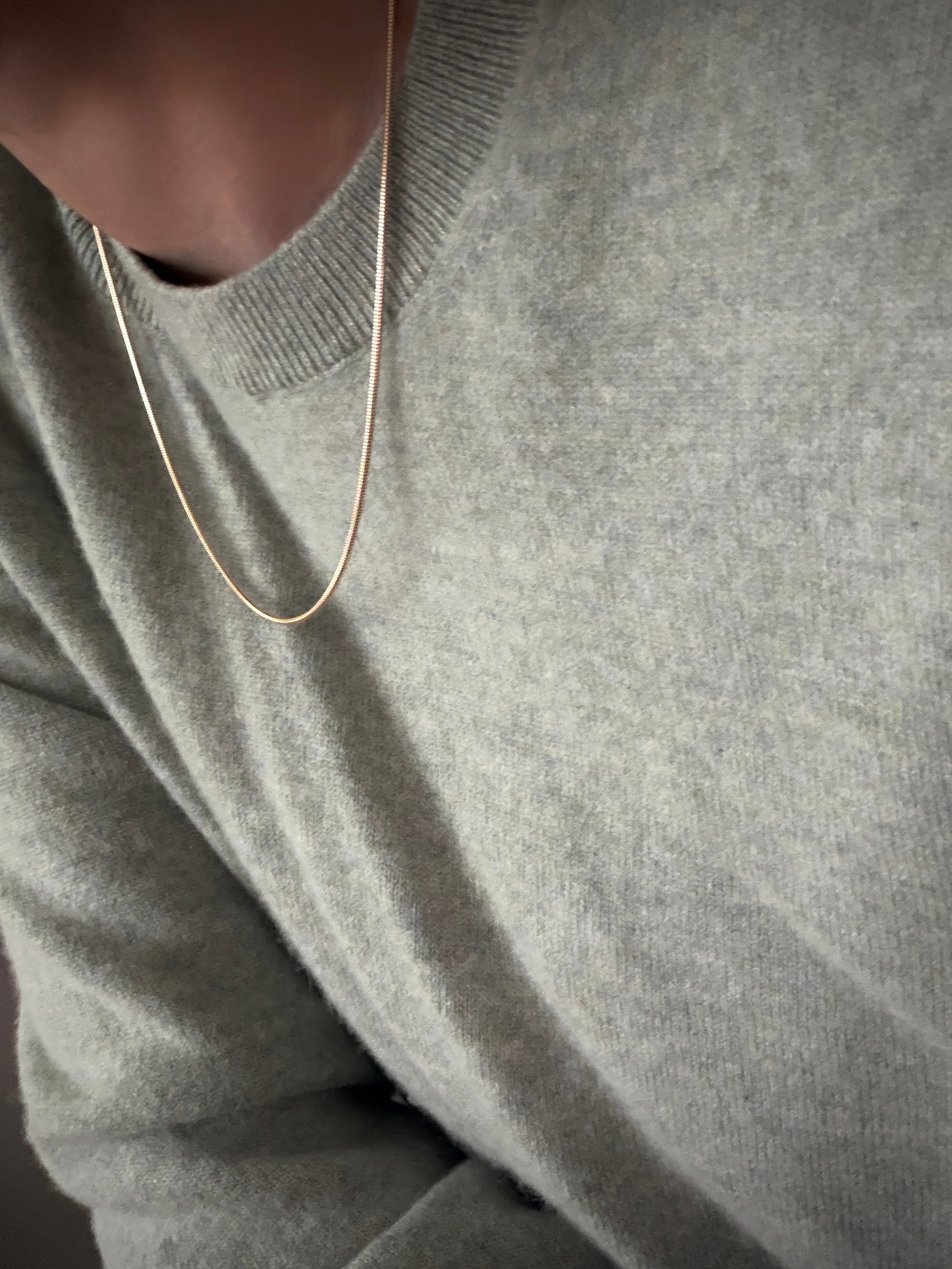 ITALIAN SILK SNAKE CHAIN