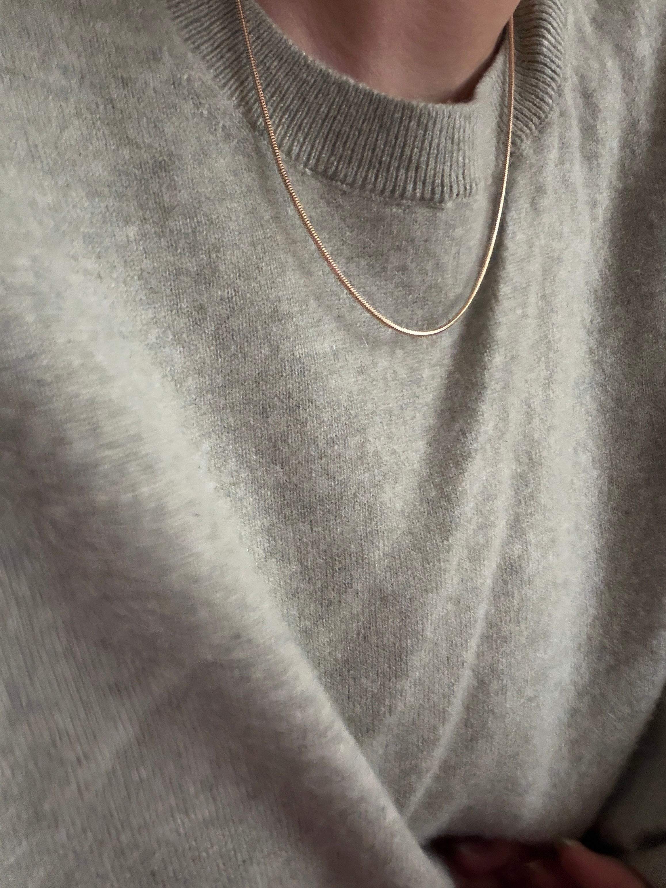 ITALIAN SILK SNAKE CHAIN