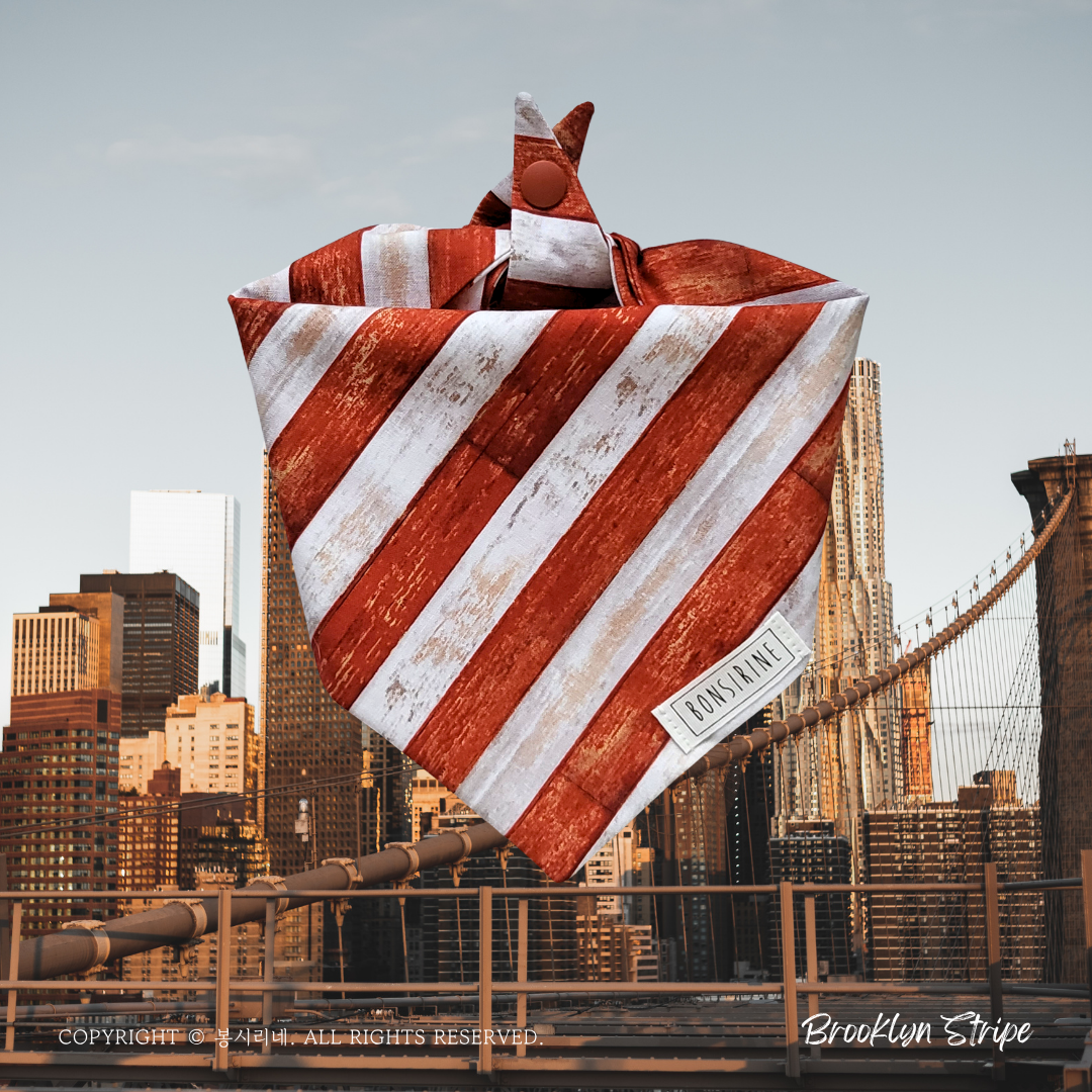 Brooklyn Stripe Bandana