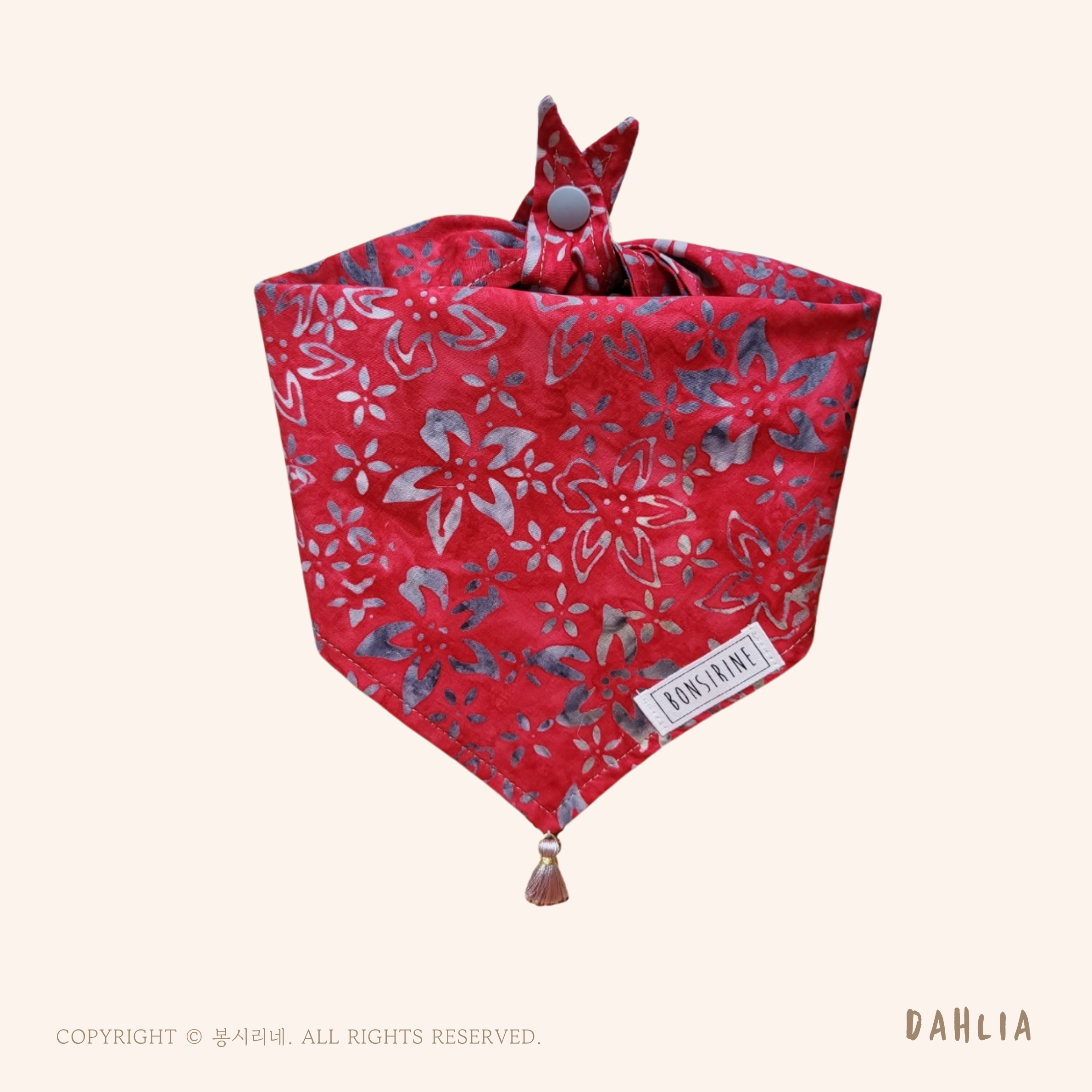 Dahlia batik bandana