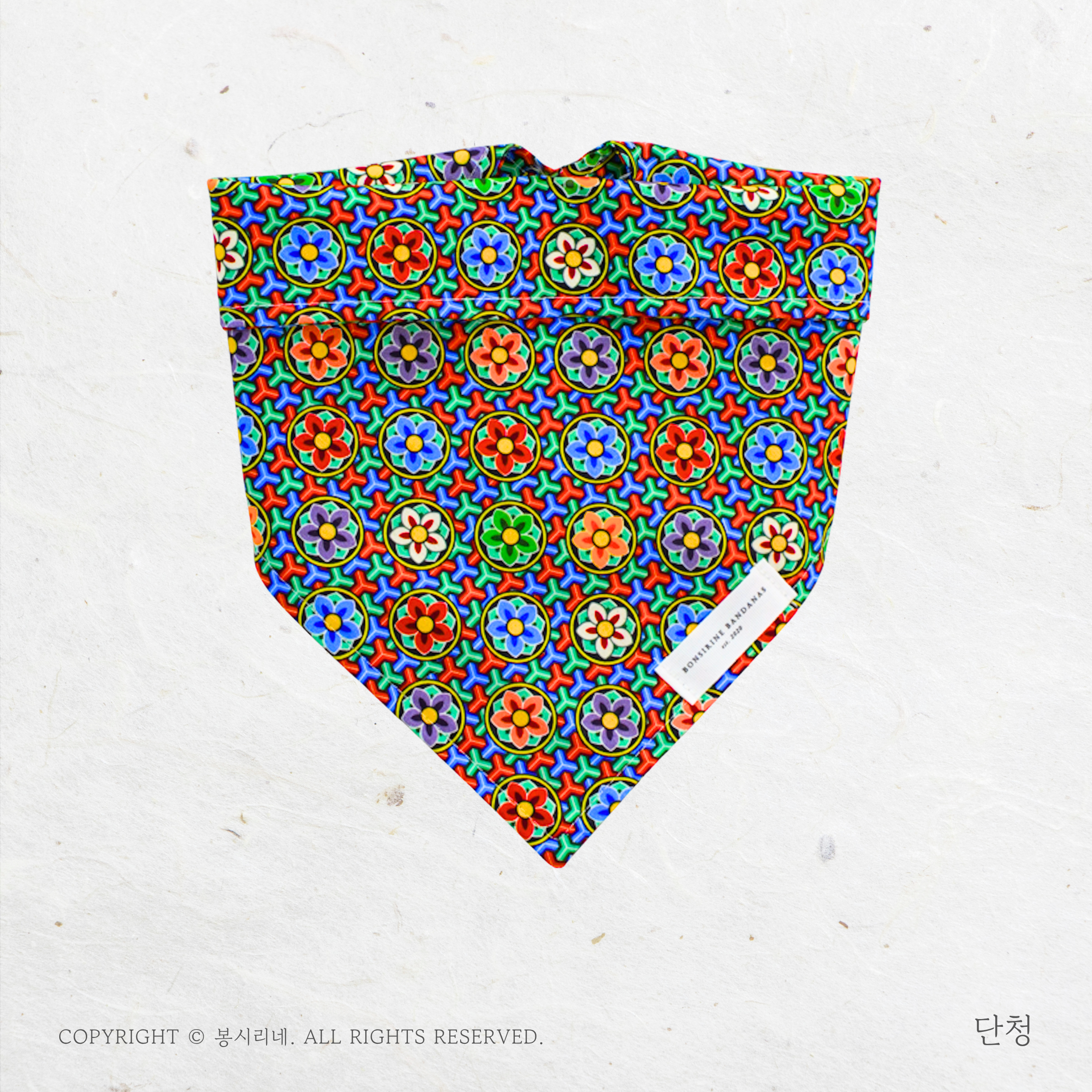 [Korean Heritage] 단청 Bandana