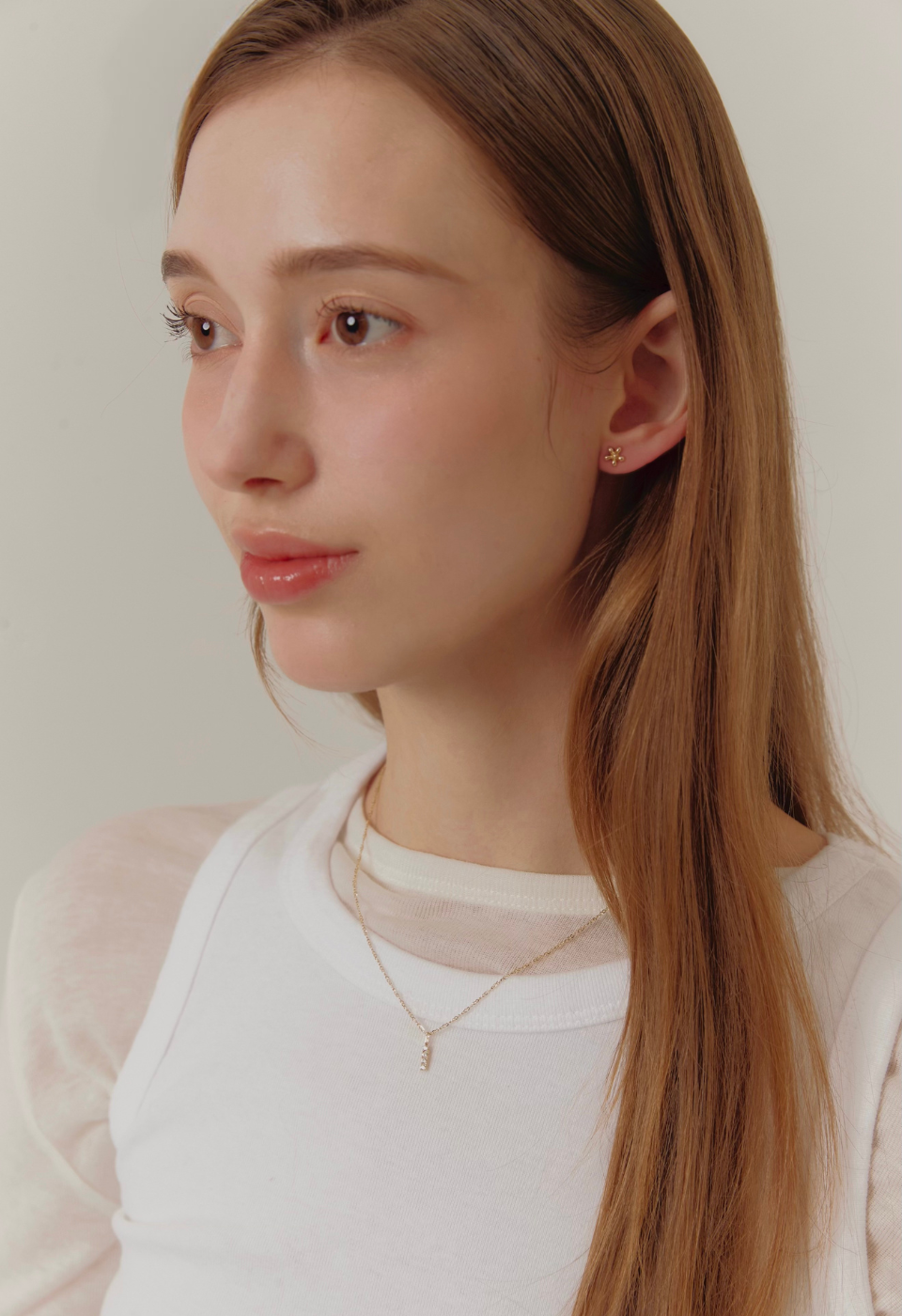 14K Bella Bar Necklace