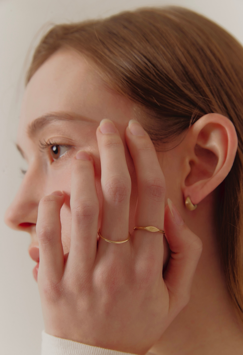 14K Plain Band Ring