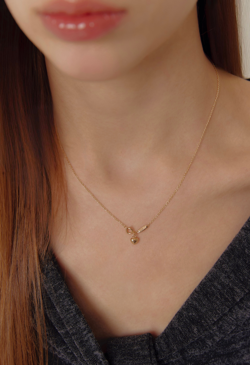 14K Love Mini necklace
