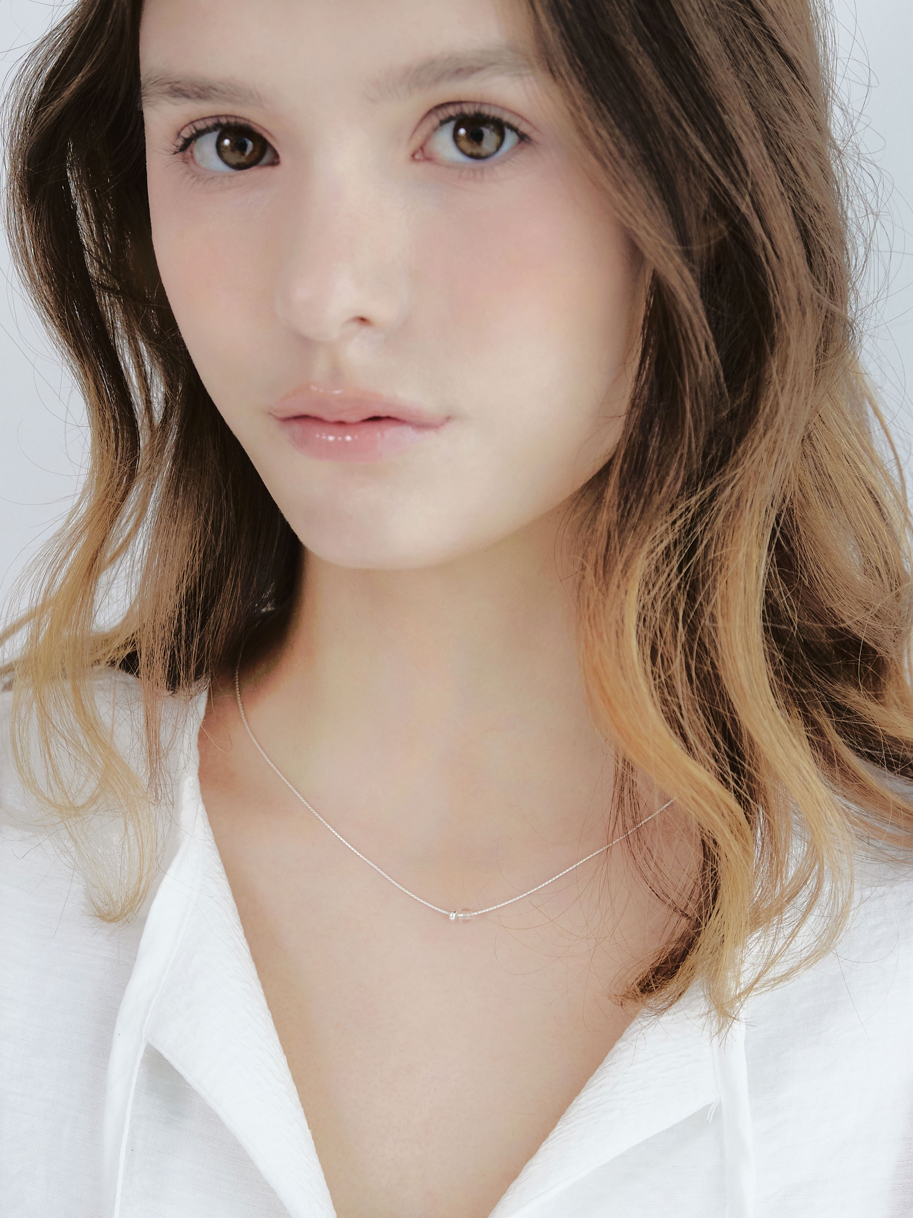 Clear Bell Necklace