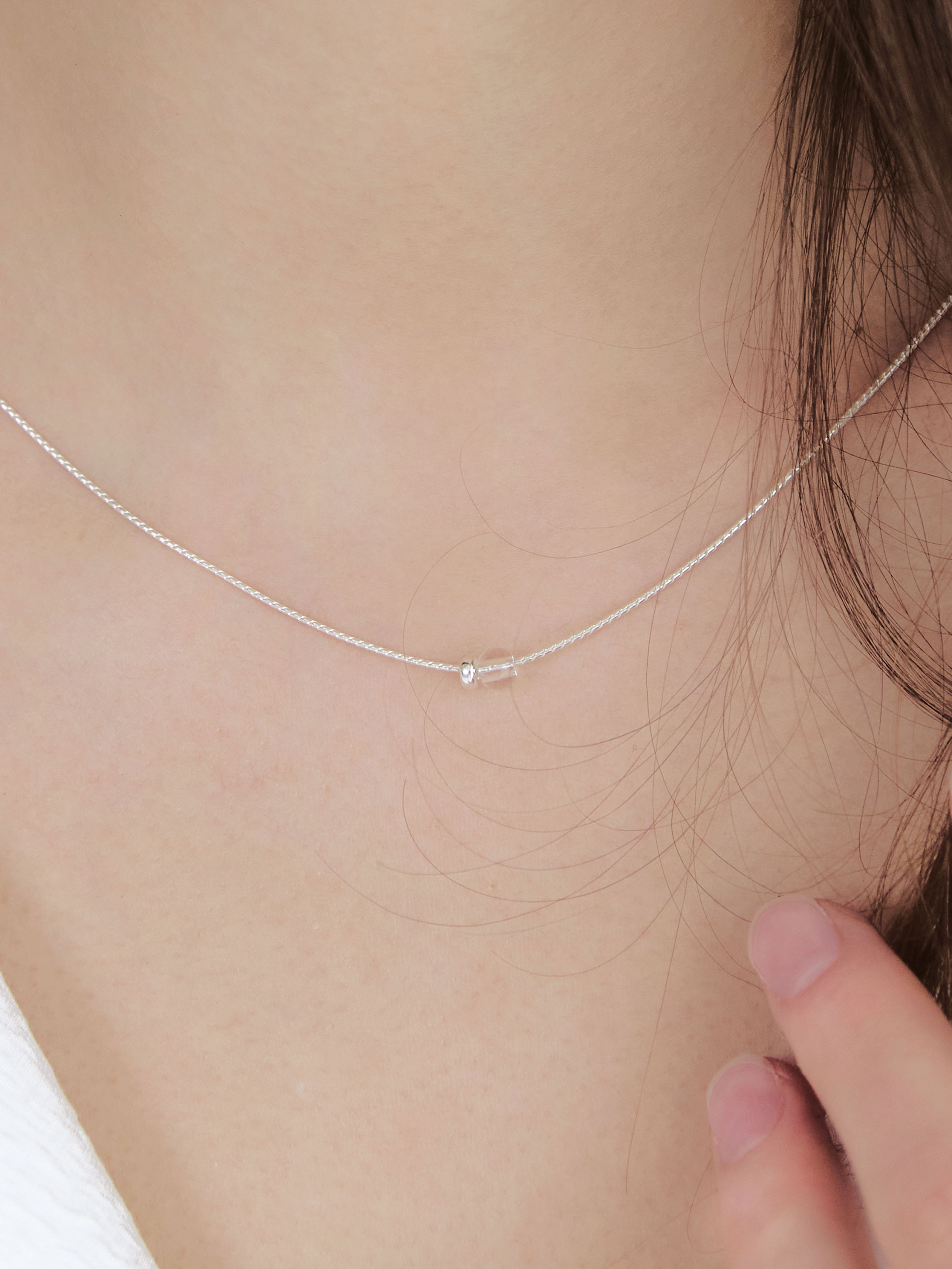 Clear Bell Necklace