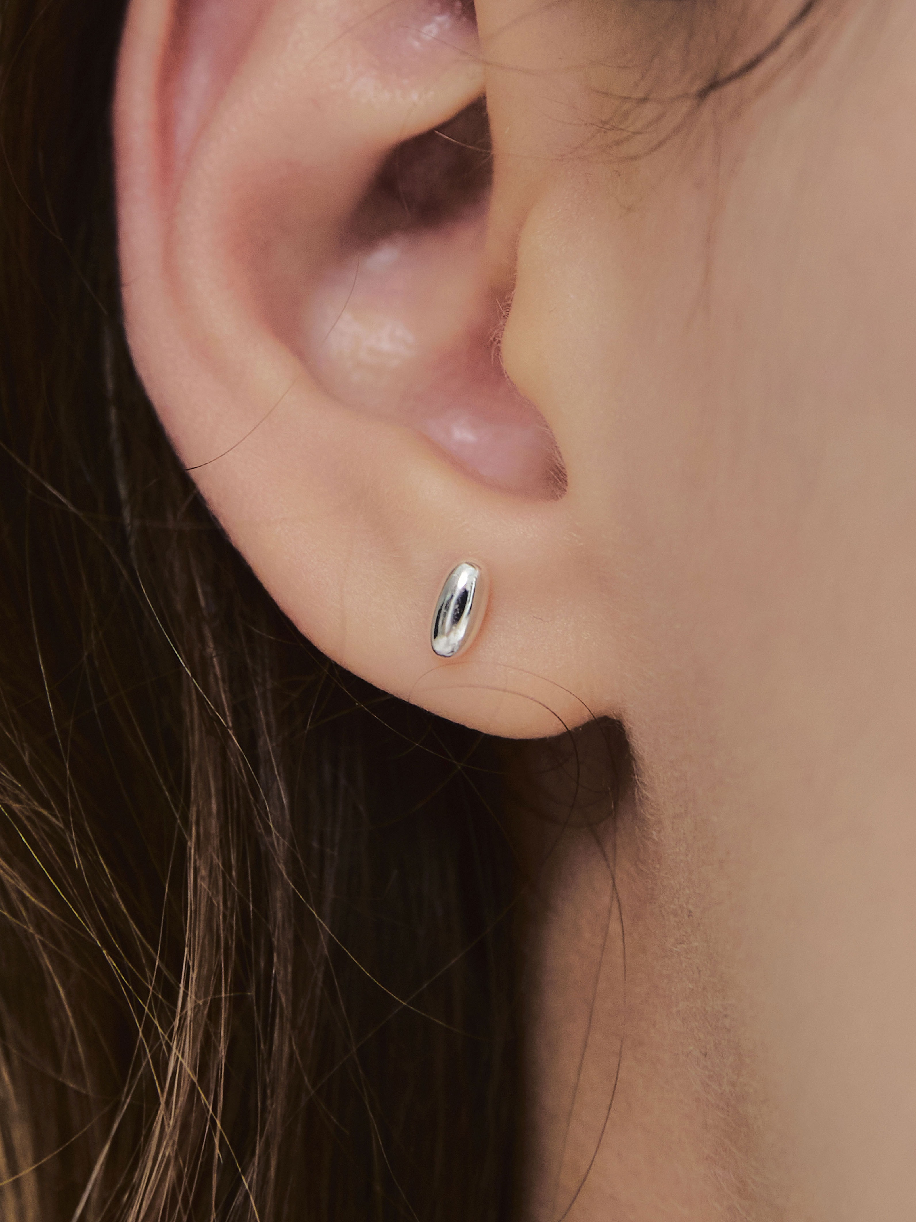 [14k] Ovaline Earring