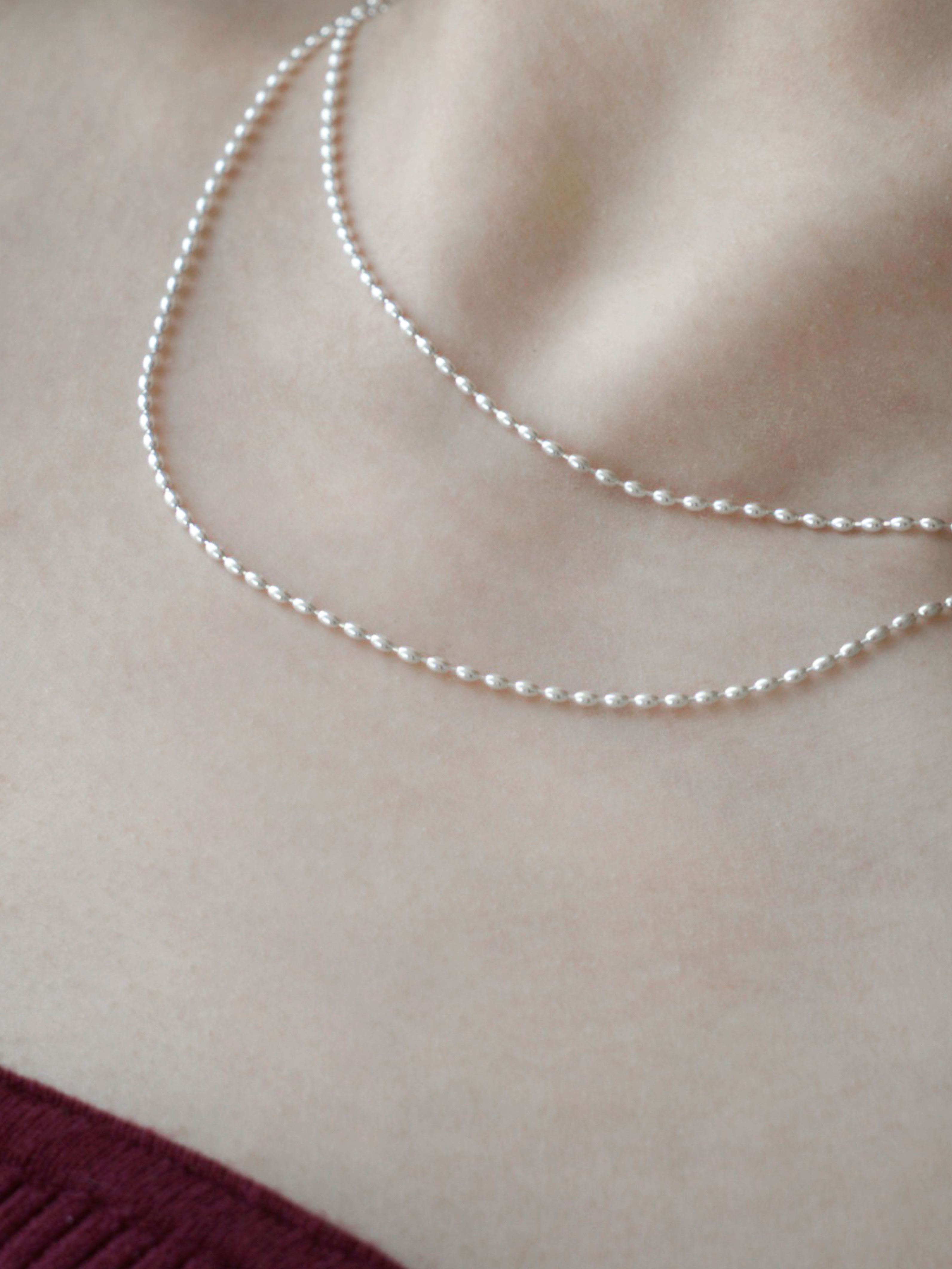 Mini Silver Grain Bracelet