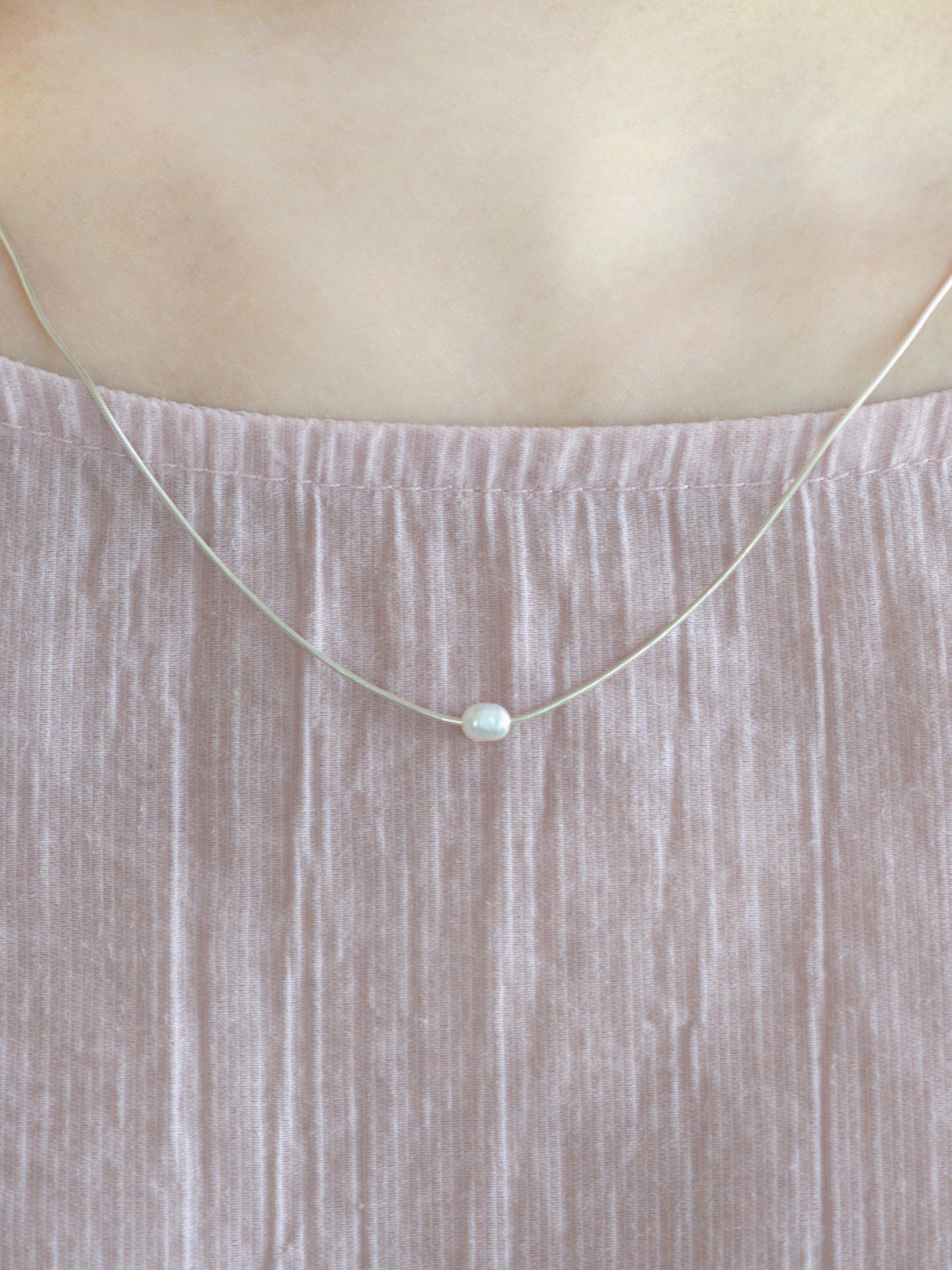 *NEW* freshwater pearl Snake Chain Necklace